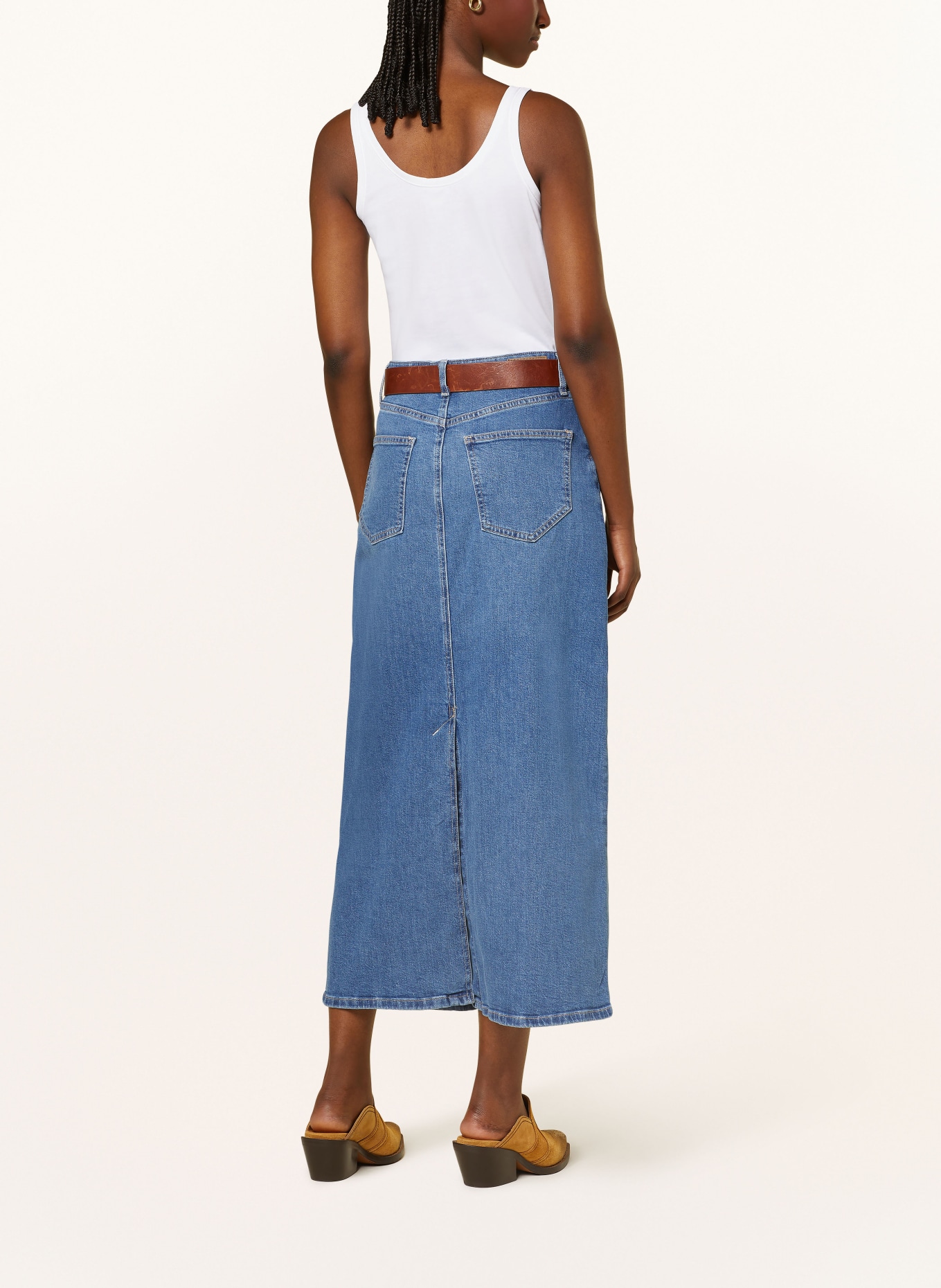 AG Jeans Jeansrock, Farbe: Kiton straight-leg five-pocket jeans (Bild 3)