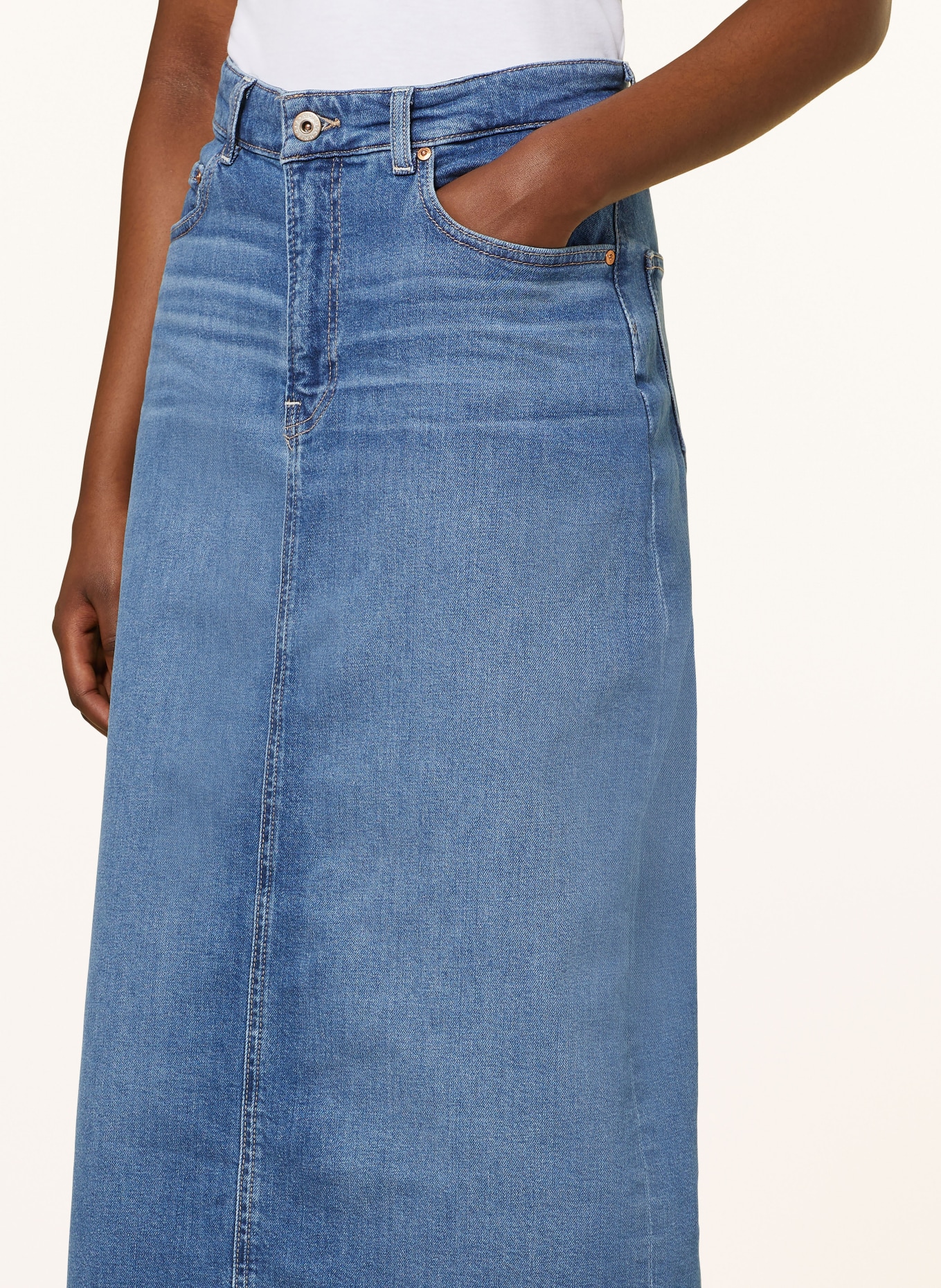 AG Jeans Jeansrock, Farbe: Kiton straight-leg five-pocket jeans (Bild 4)