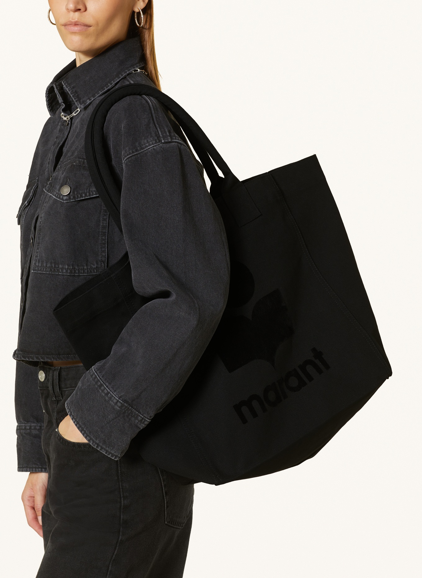 MARANT ÉTOILE Shopper YENKY: SCHWARZ