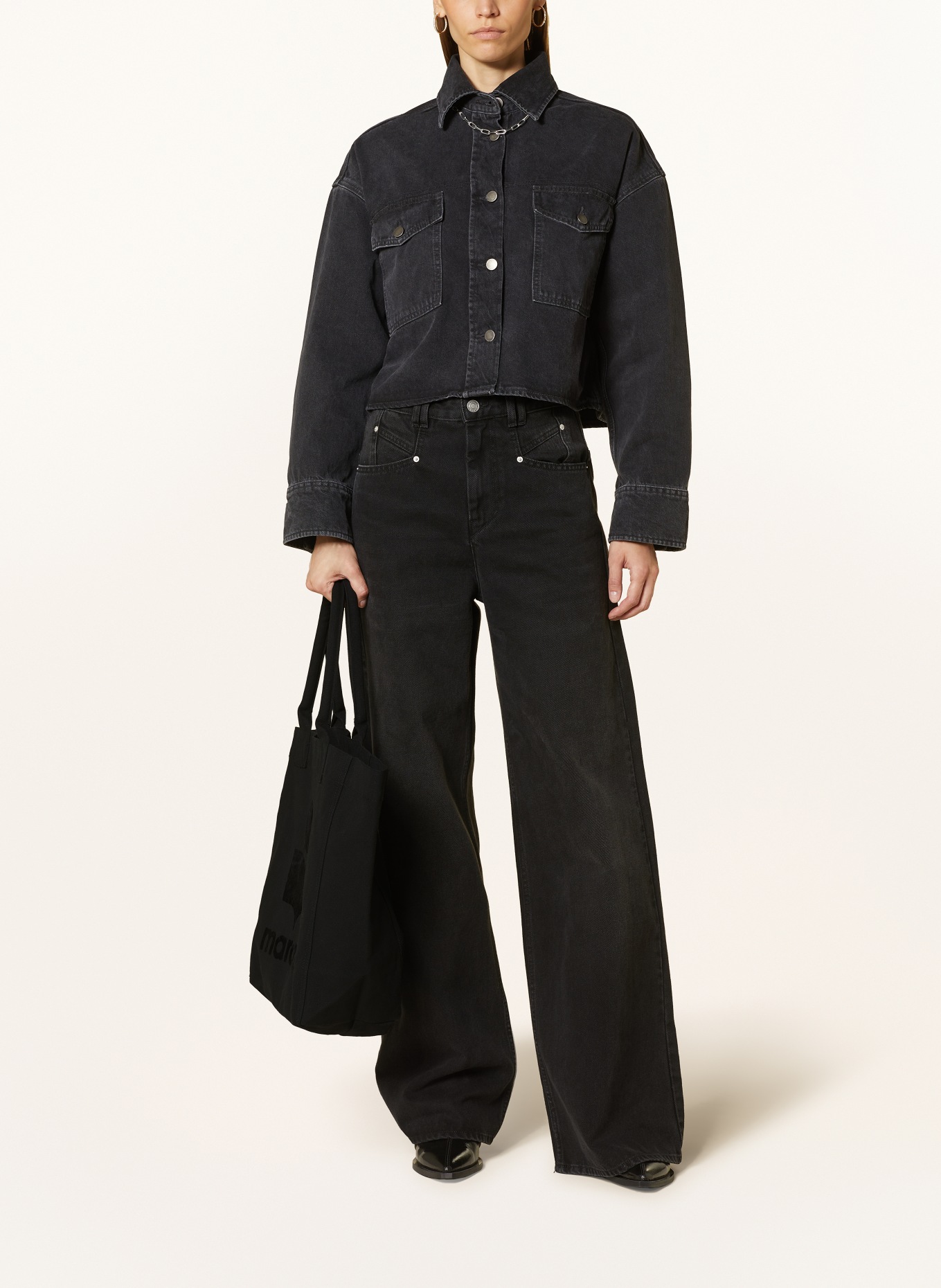 MARANT ÉTOILE Shopper YENKY: SCHWARZ