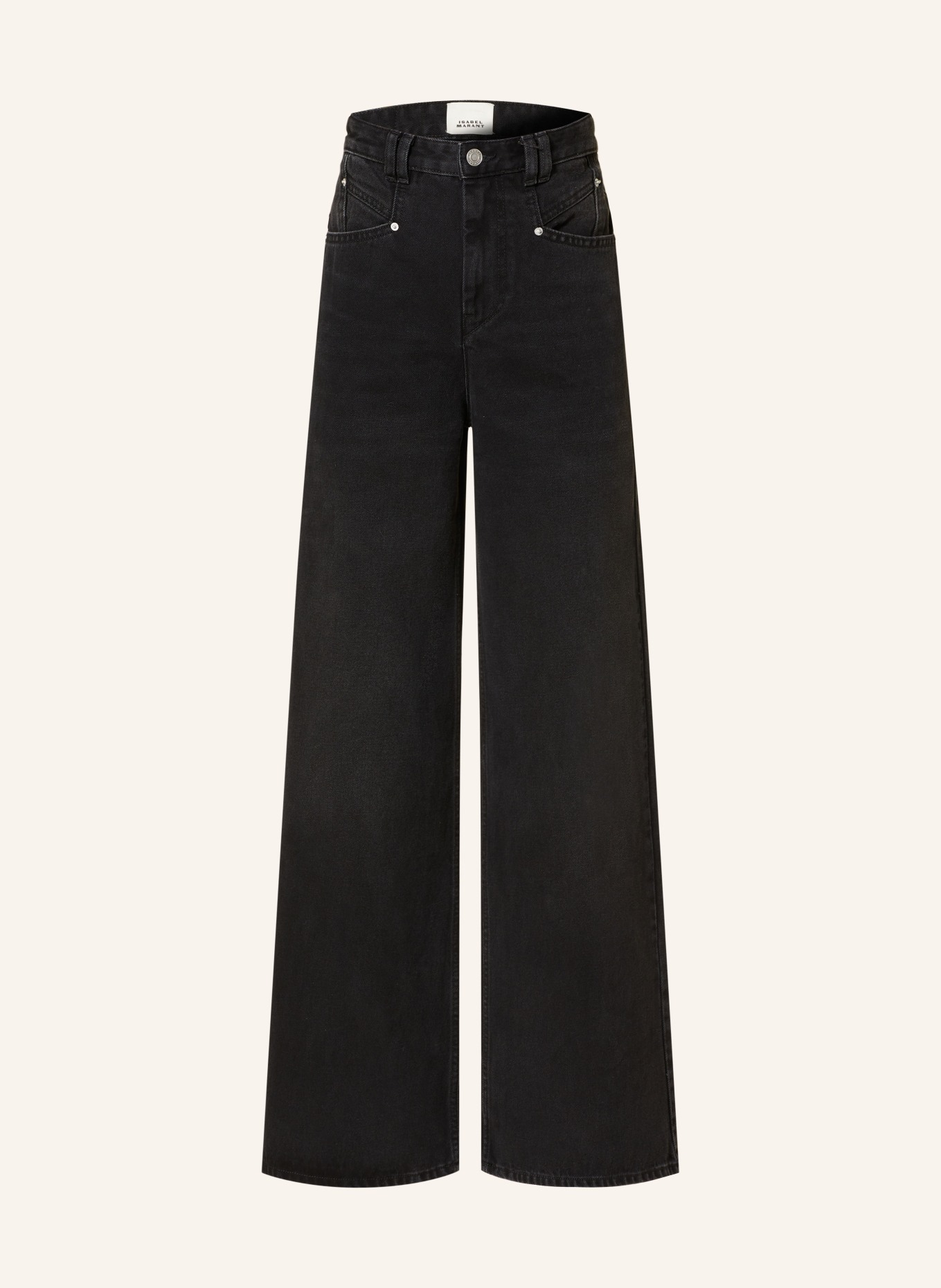 MARANT ÉTOILE Flared jeans LEMONY: 01BK BLACK