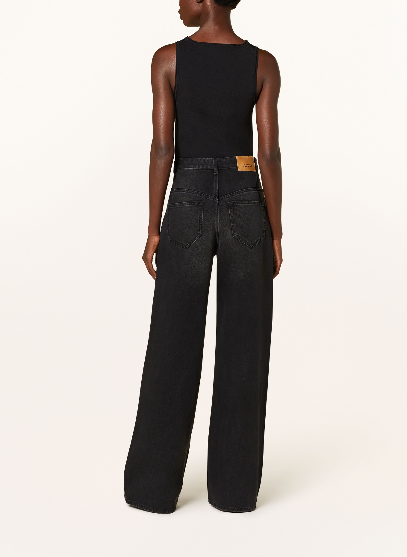 MARANT ÉTOILE Flared jeans LEMONY: 01BK BLACK