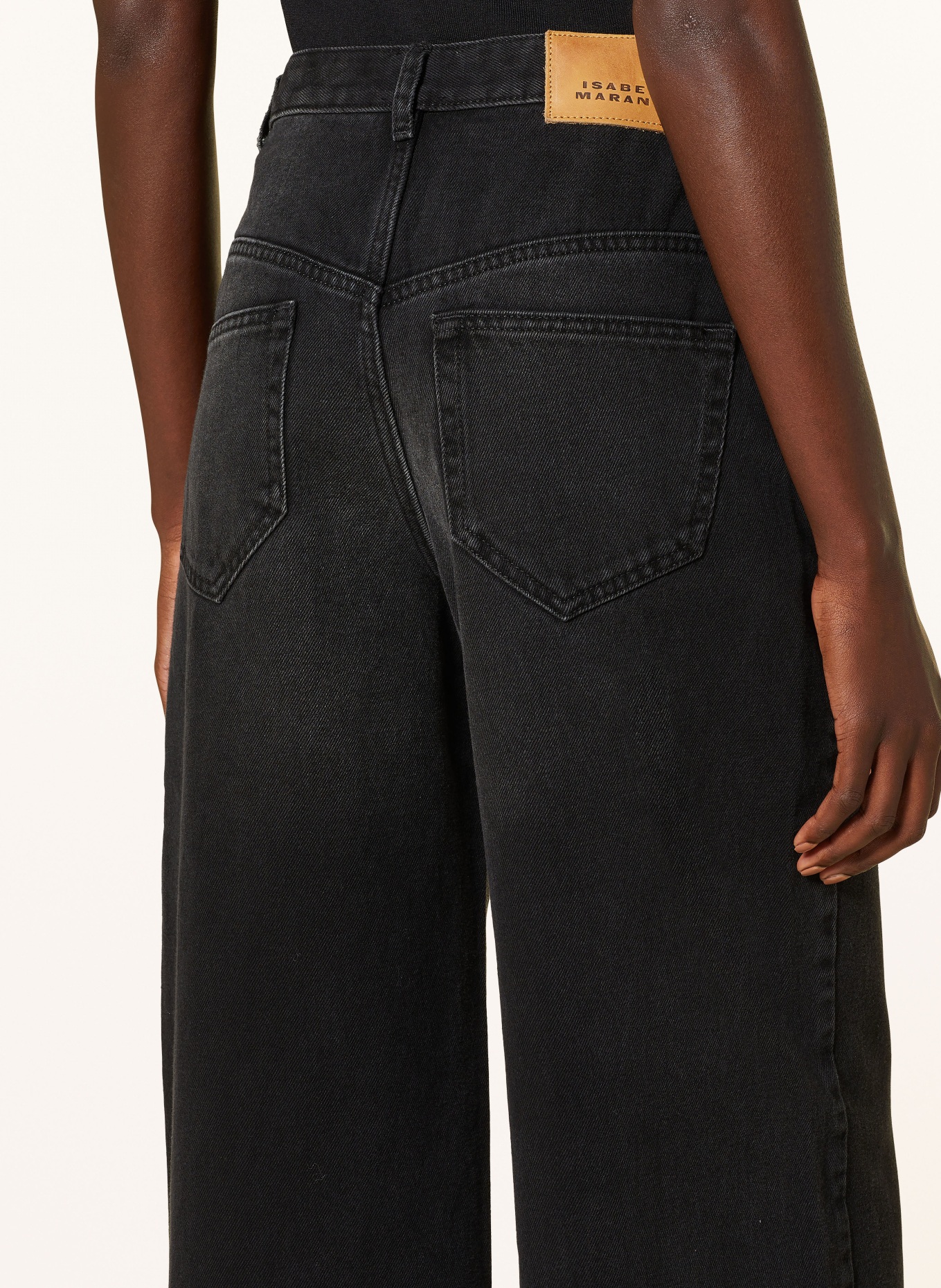 MARANT ÉTOILE Flared jeans LEMONY: 01BK BLACK