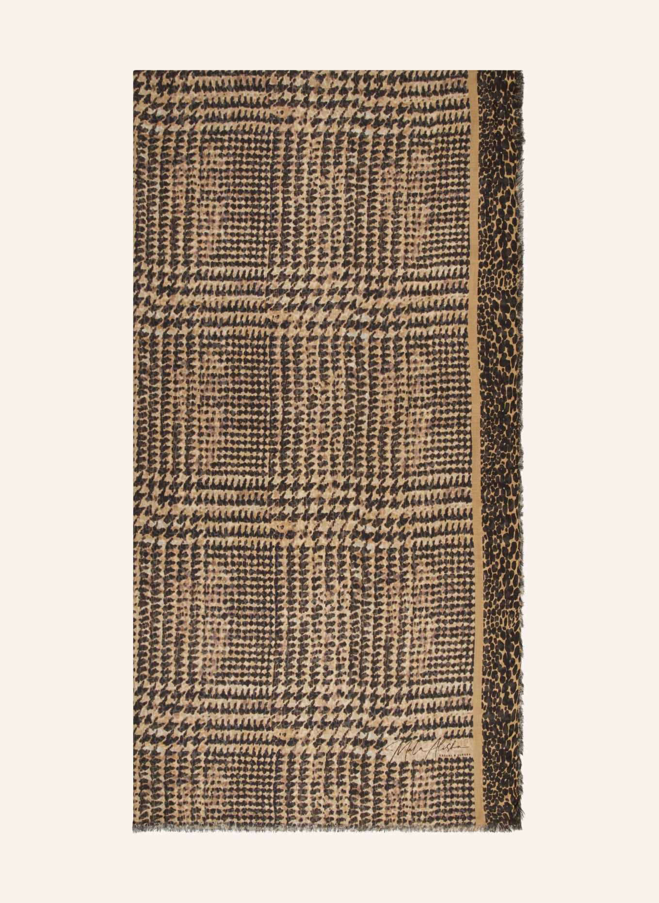 MALA ALISHA Tuch CHILL OUT: BEIGE/ SCHWARZ