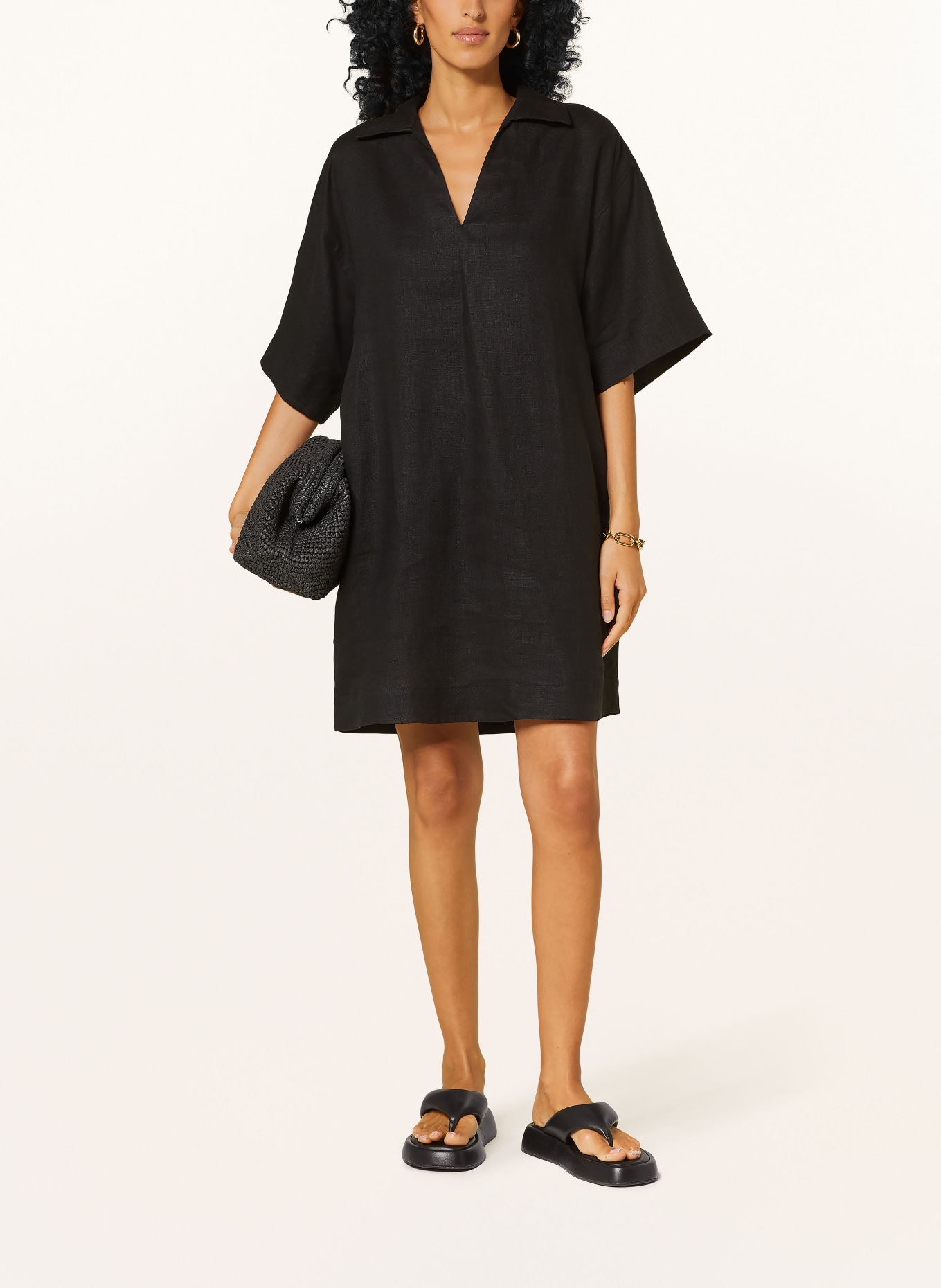 Cos linen dress best sale