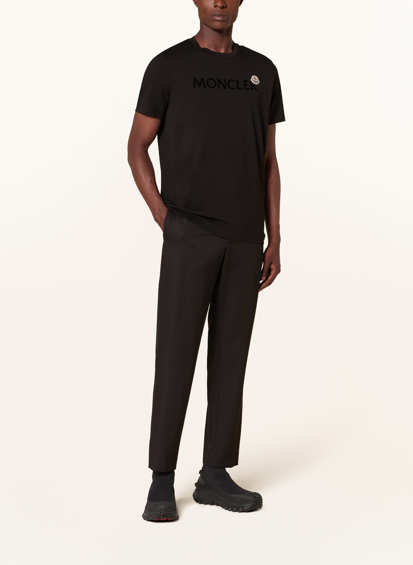 MONCLER T-Shirt: SCHWARZ