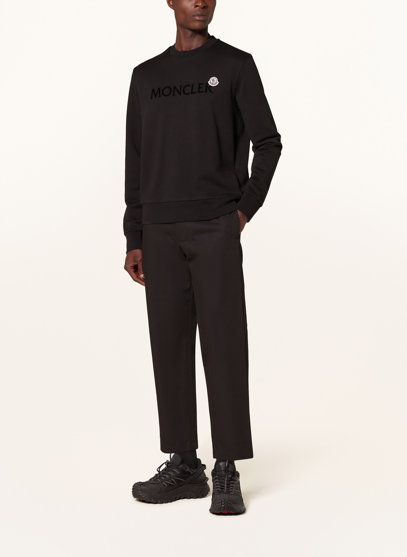 Black moncler sweatshirt new arrivals