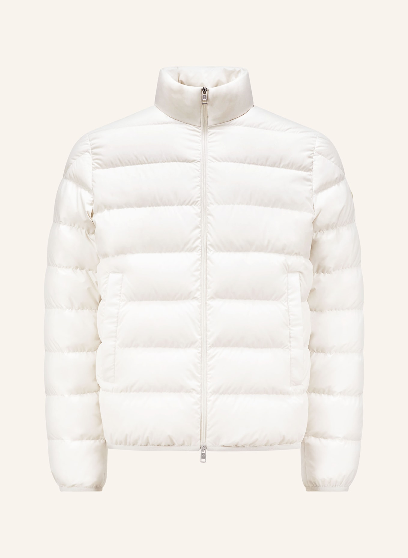 Moncler white down jacket store
