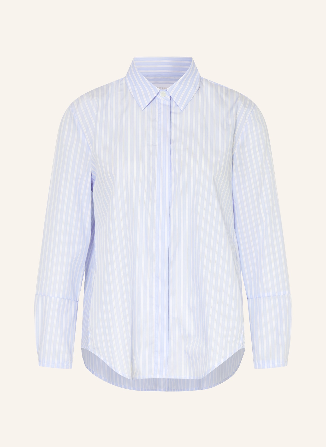 ROBERT FRIEDMAN Shirt blouse NORA, Color: LIGHT BLUE/ WHITE (Image 1)