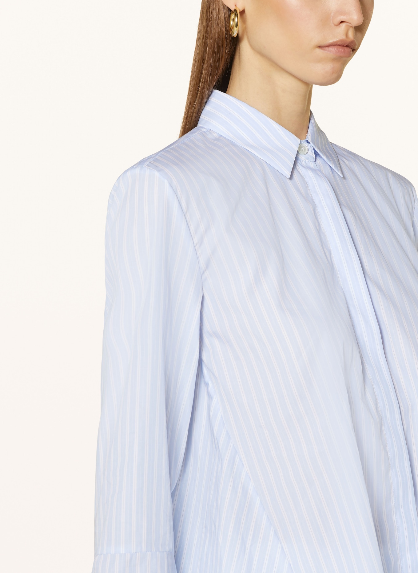 ROBERT FRIEDMAN Shirt blouse NORA, Color: LIGHT BLUE/ WHITE (Image 4)