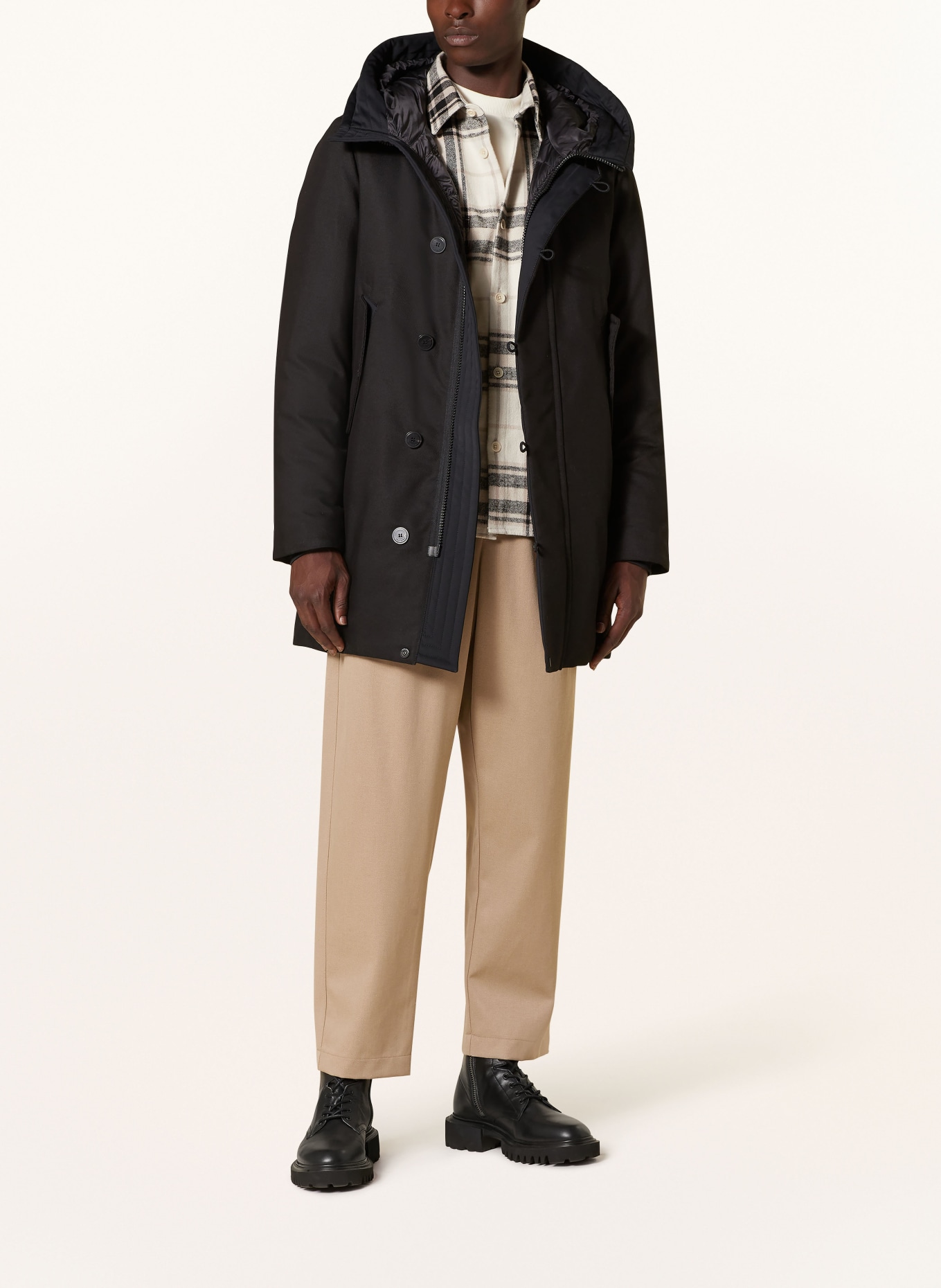 PEUTEREY Daunenparka KASA KI 03: SCHWARZ