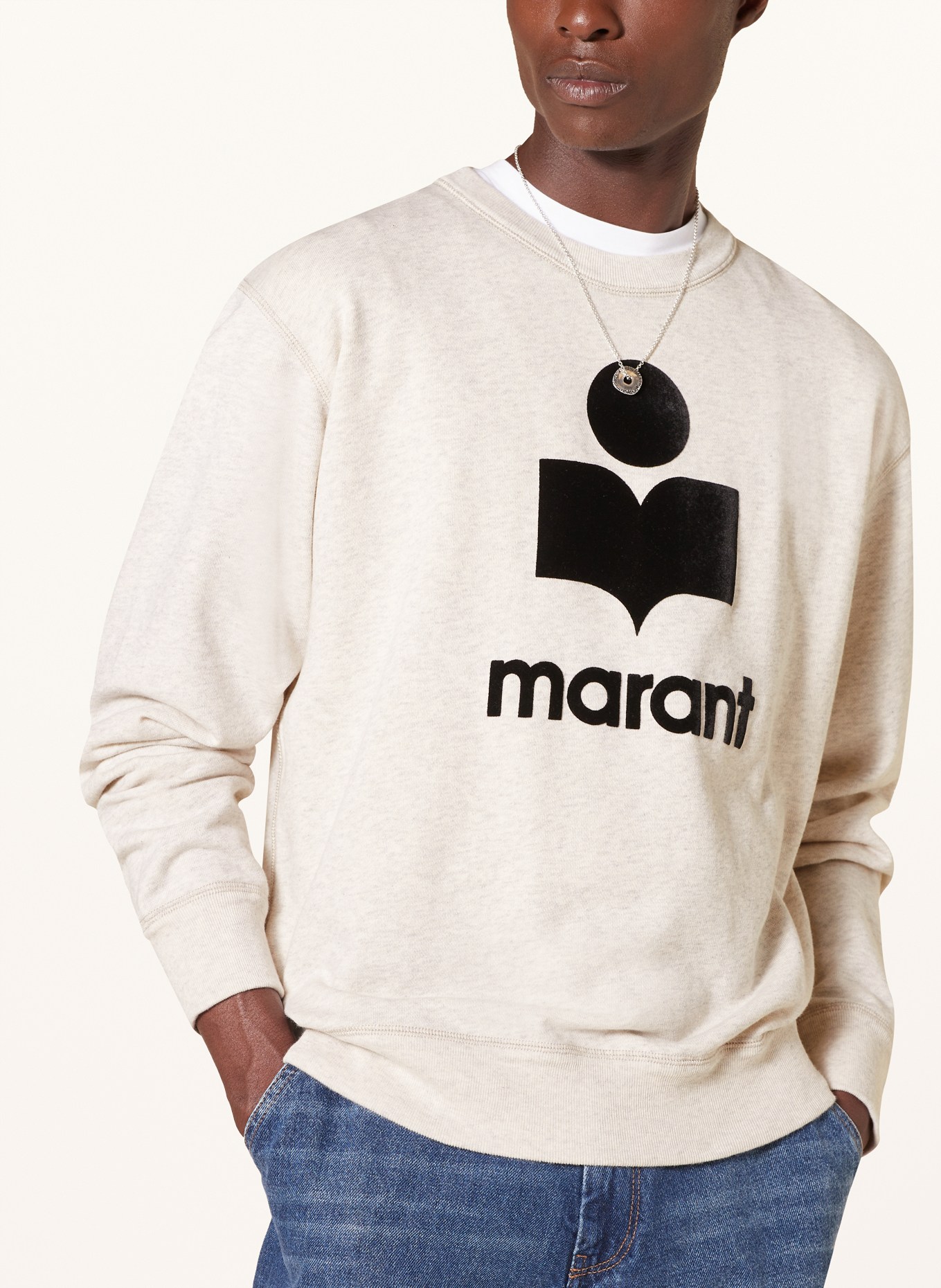 Sweat milly isabel marant ecru new arrivals