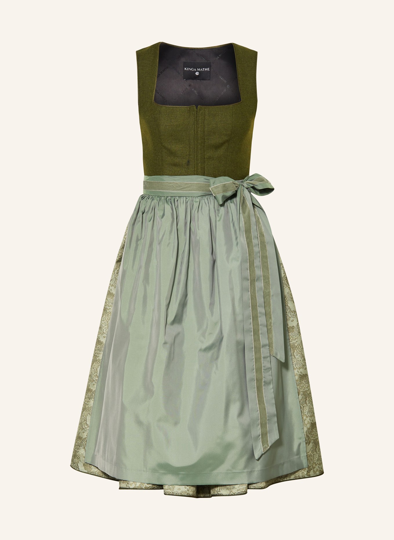 KINGA MATHE Dirndl GIRONA, Farbe: OLIV (Bild 1)