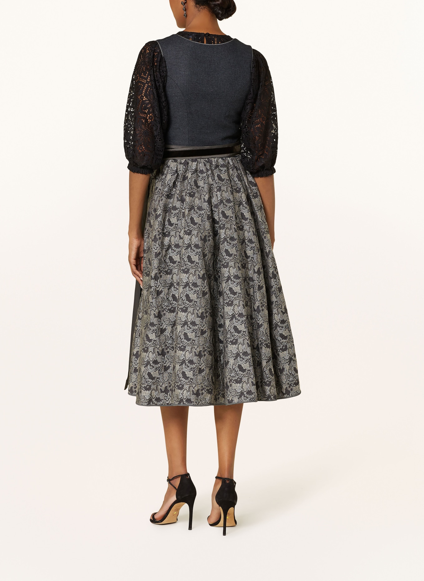 KINGA MATHE Dirndl GIRONA, Color: DARK GRAY (Image 3)