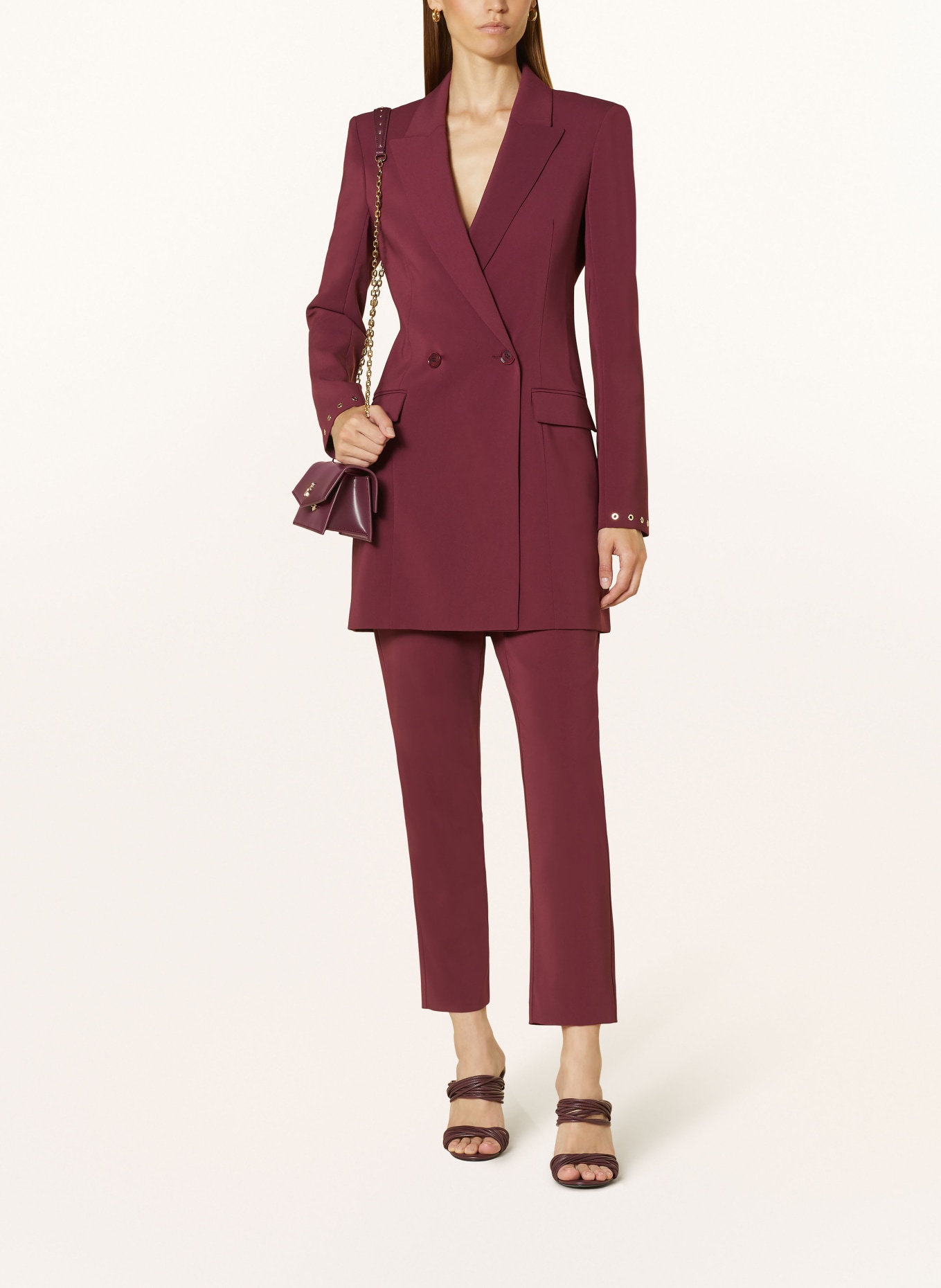 PATRIZIA PEPE Blazer dress, Color: DARK RED (Image 2)