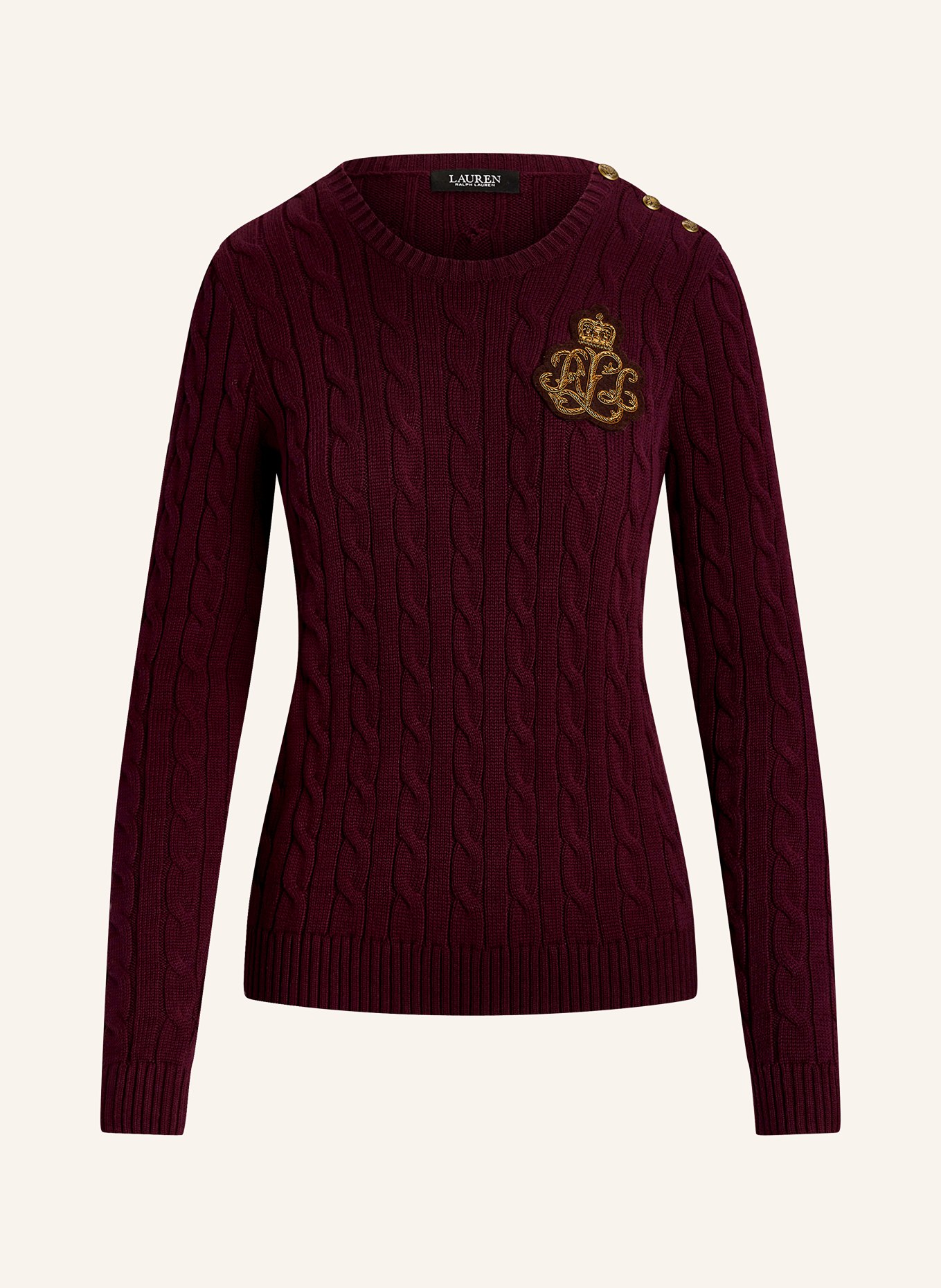 Ralph lauren burgundy sweater best sale