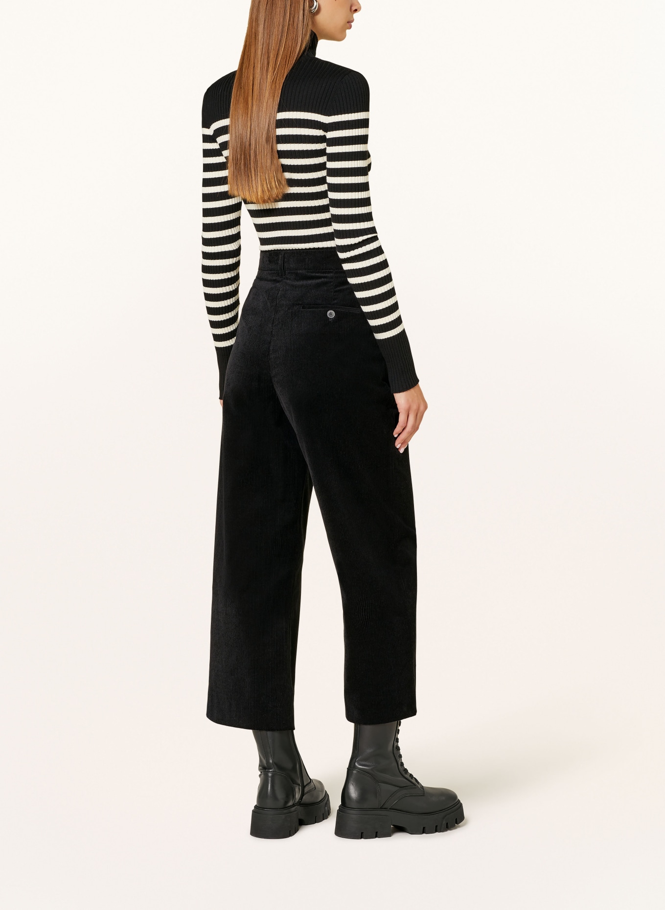 ARMEDANGELS Cord-Culotte JAALMA: SCHWARZ