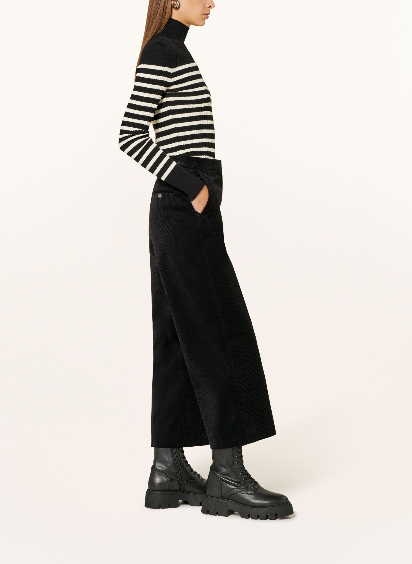 ARMEDANGELS Cord-Culotte JAALMA: SCHWARZ