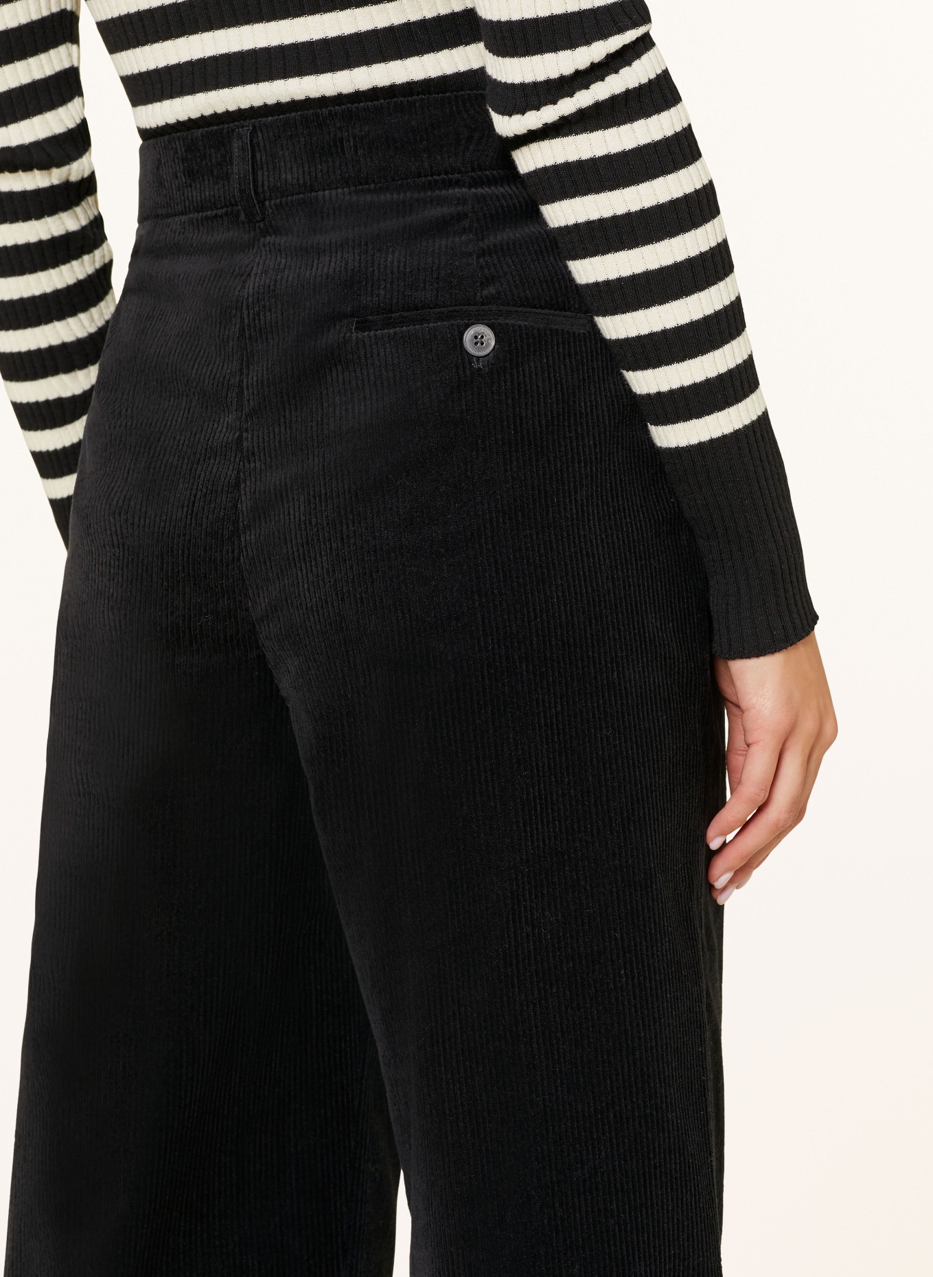 ARMEDANGELS Cord-Culotte JAALMA: SCHWARZ
