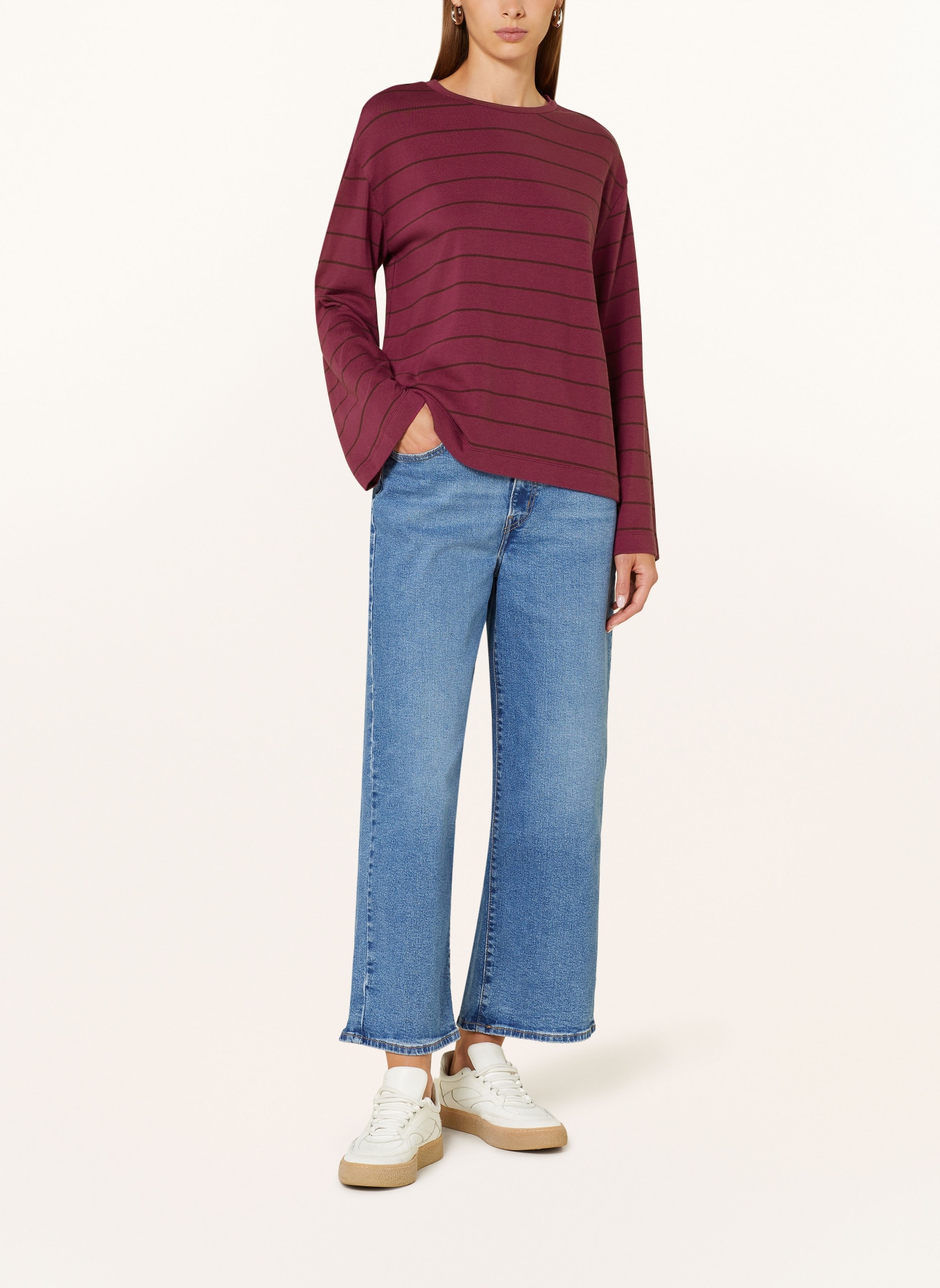 ARMEDANGELS Longsleeve MARYNAA: FUCHSIA