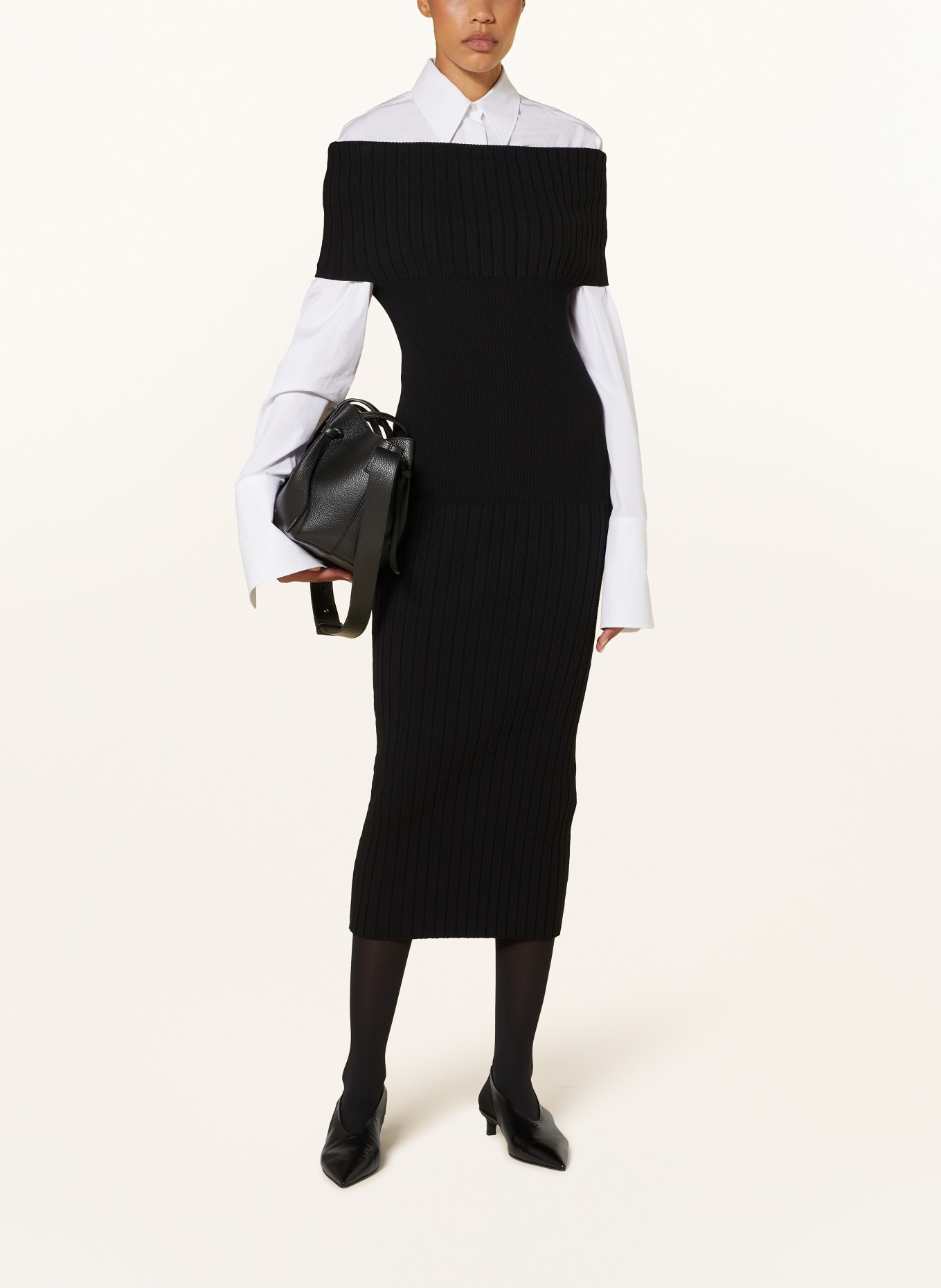 YUZEFI Shopper SQUARE MOCHI: SCHWARZ