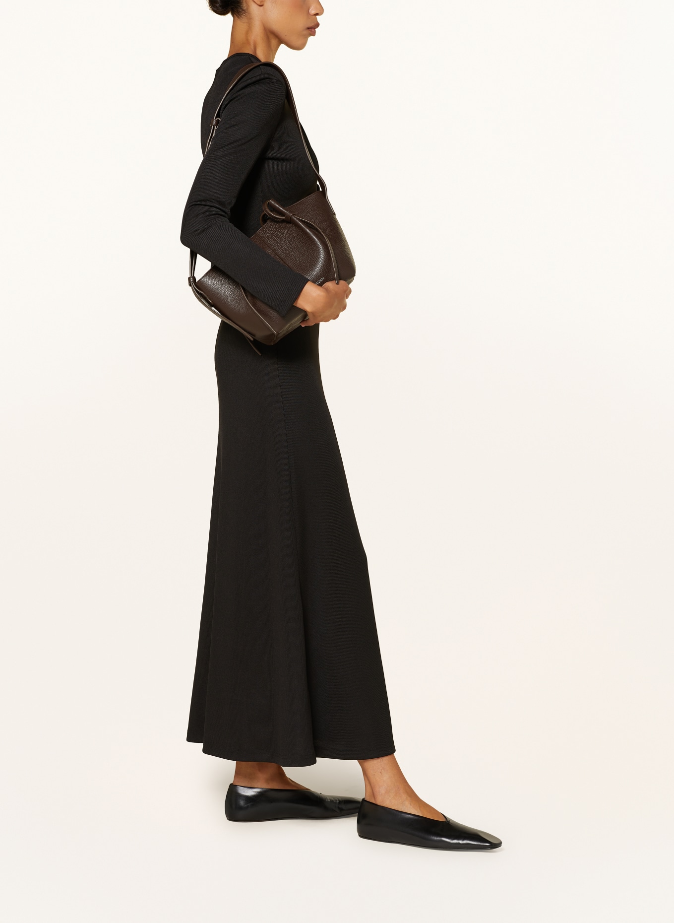 YUZEFI Shopper SQUARE MOCHI: DUNKELBRAUN