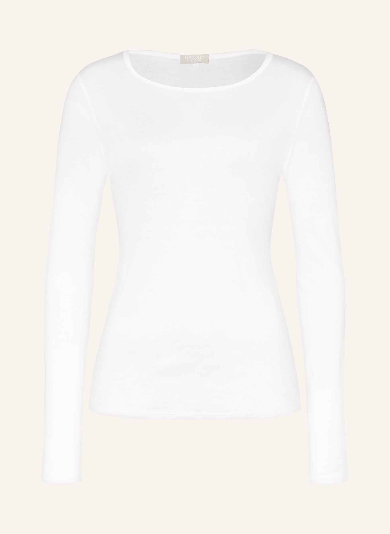 HANRO Long sleeve shirt ULTRALIGHT, Color: WHITE (Image 1)