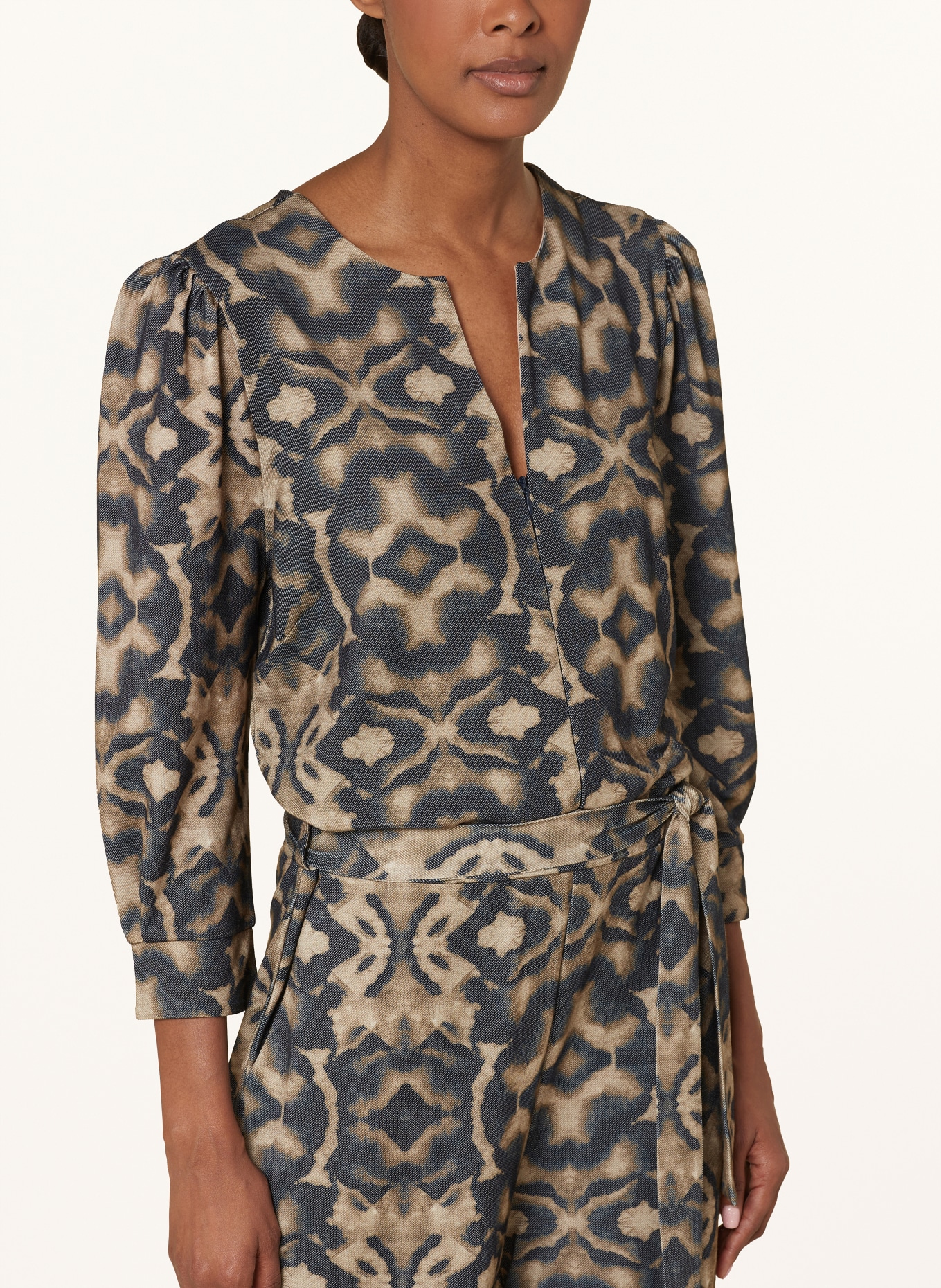 summum woman Kombinezon z rękawem 3/4: OLIWKOWY / NIEBIESKI