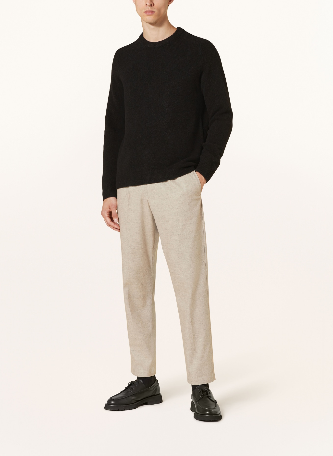 NN.07 Sweter JOHN: CZARNY
