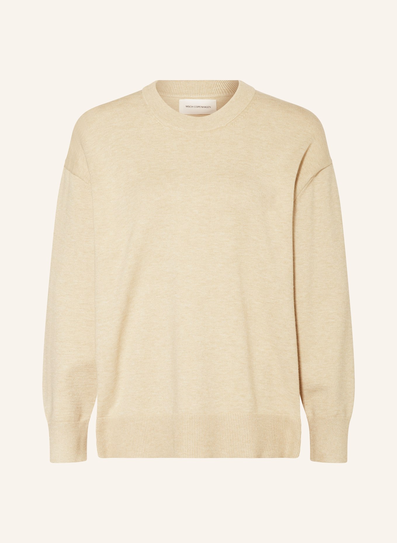 MSCH COPENHAGEN Pullover MSCHMAURA: HELLBRAUN