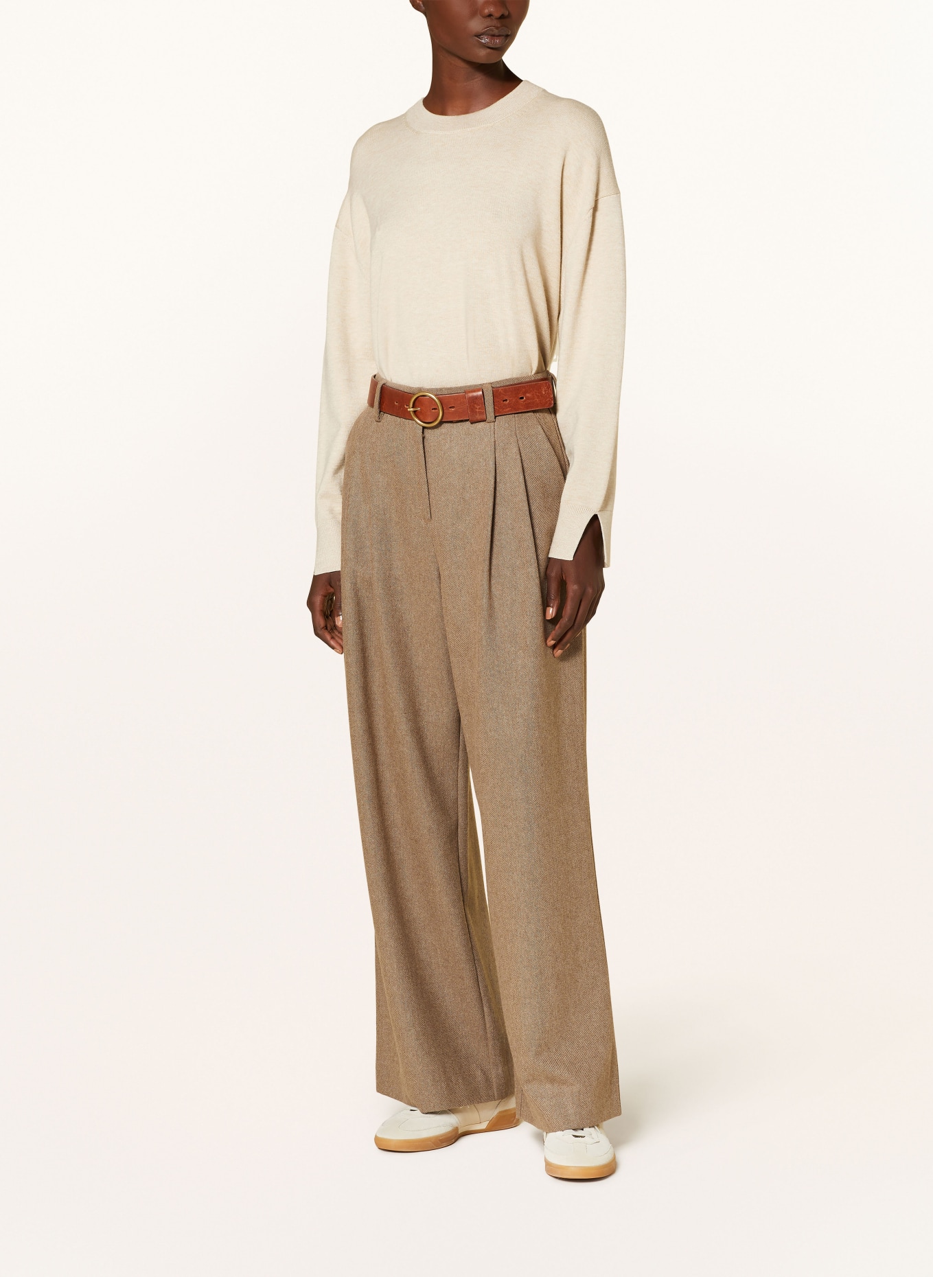 MSCH COPENHAGEN Pullover MSCHMAURA: HELLBRAUN