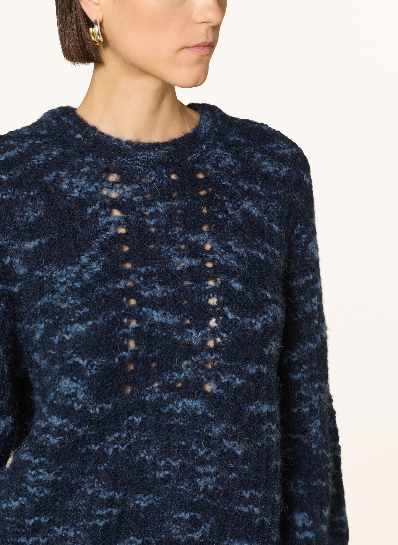 MSCH COPENHAGEN Sweater MSCHALEGRA: BLUE / DARK BLUE