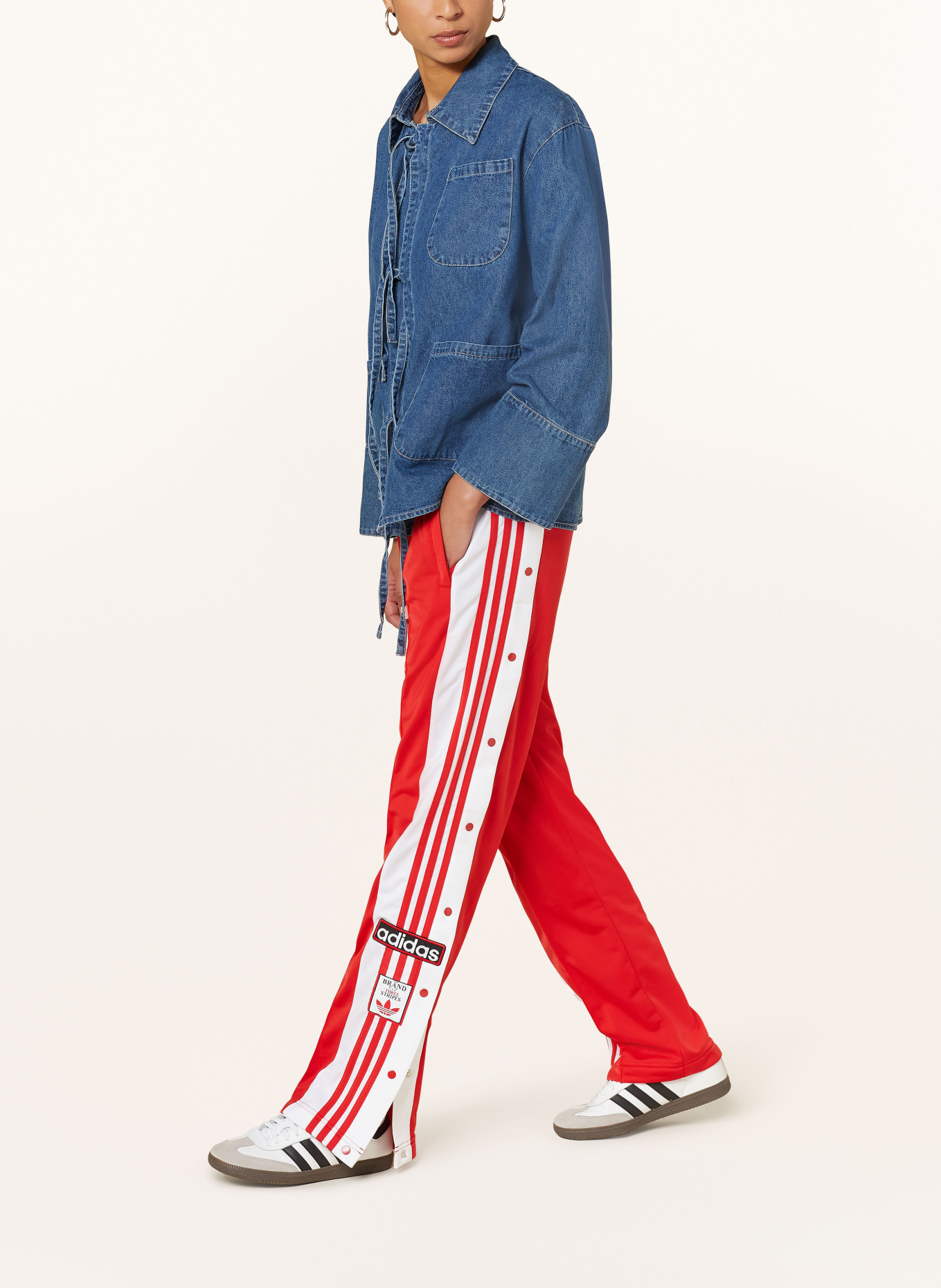 Red adibreak pants online