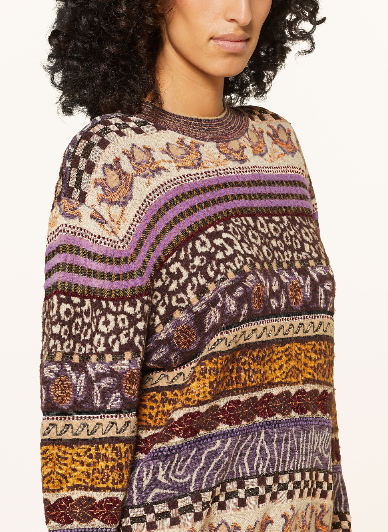 Ulla johnson purple sweater top