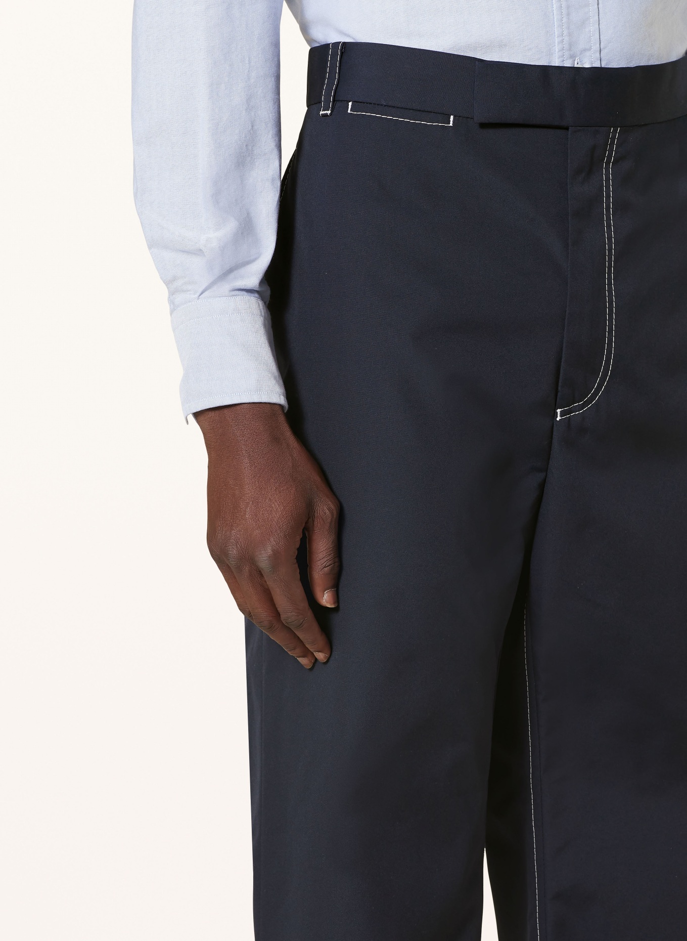 THOM BROWNE. Trousers regular fit, Color: DARK BLUE (Image 5)