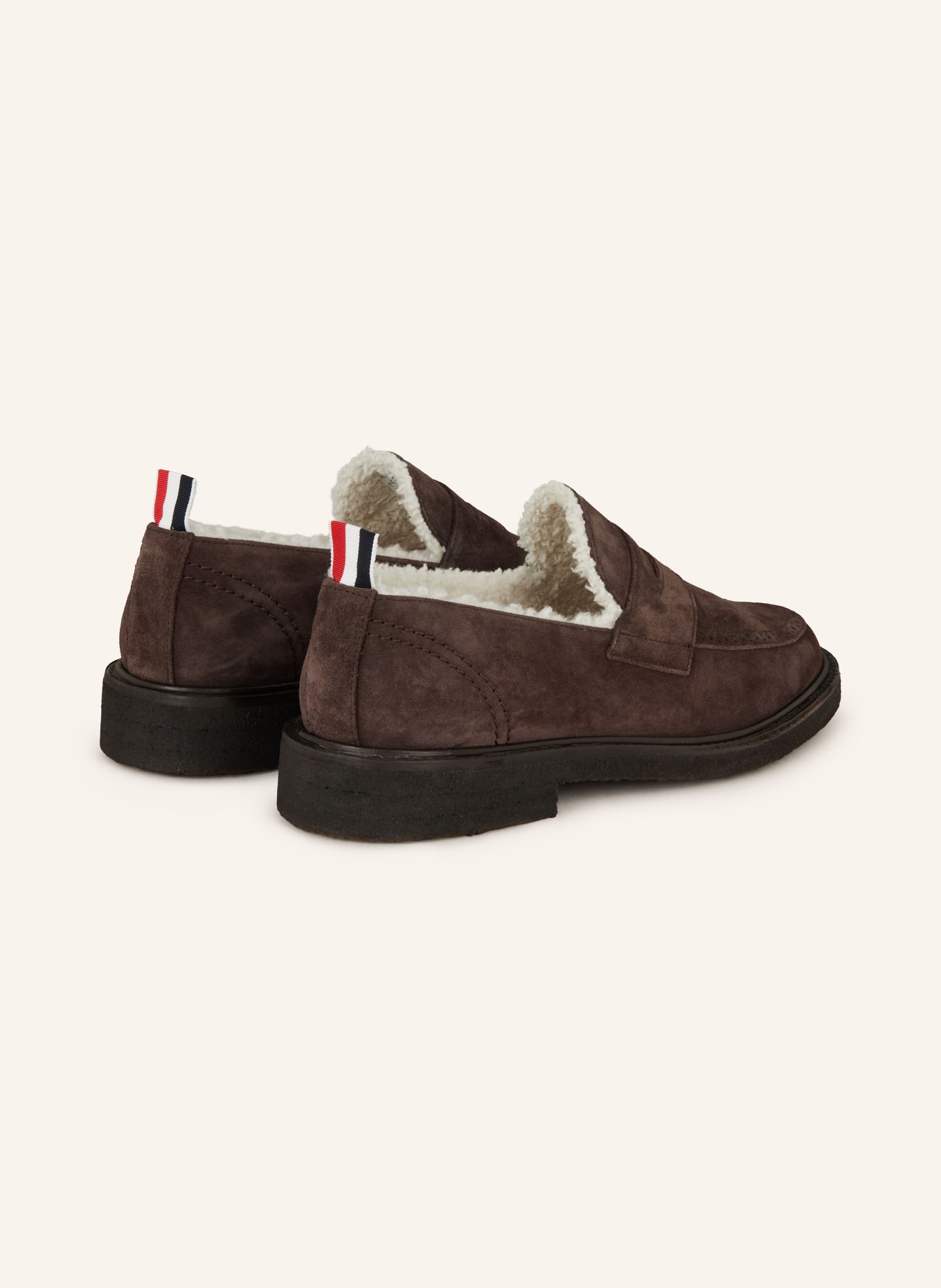 THOM BROWNE. Penny loafers, Kolor: CIEMNOBRĄZOWY (Obrazek 2)