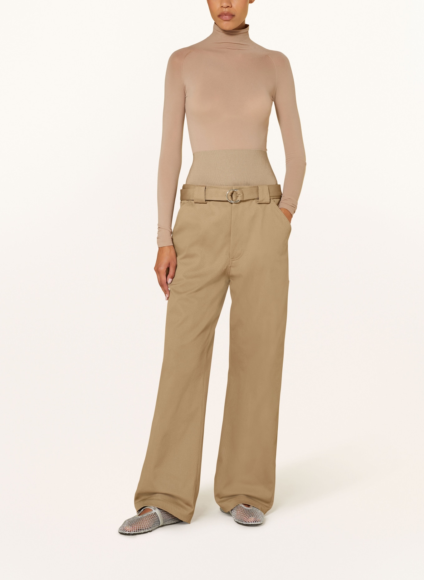 ALAÏA Cargo pants in light brown
