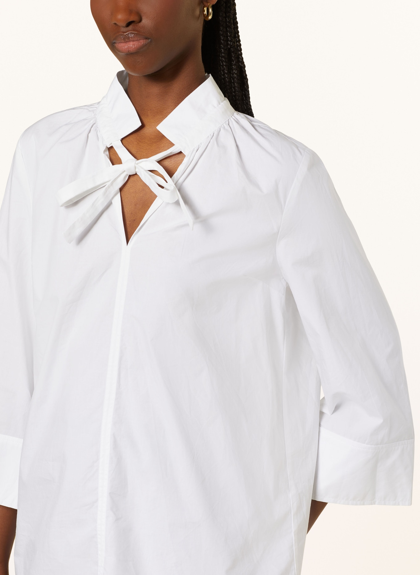 InWear Bow-tie blouse BIANCIIW, Color: WHITE (Image 4)