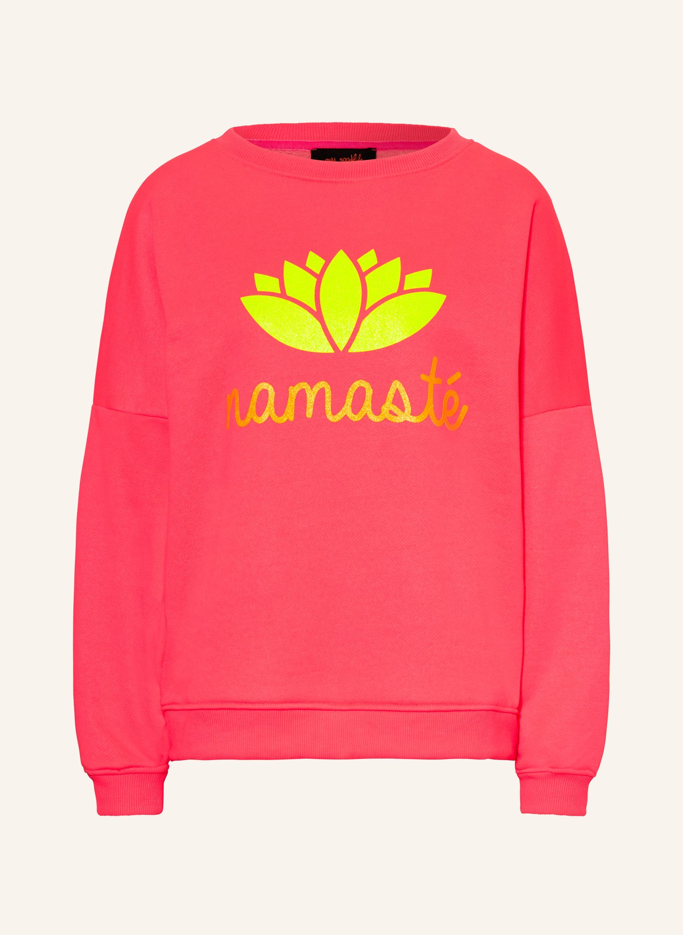 Neon red sweatshirt 2025