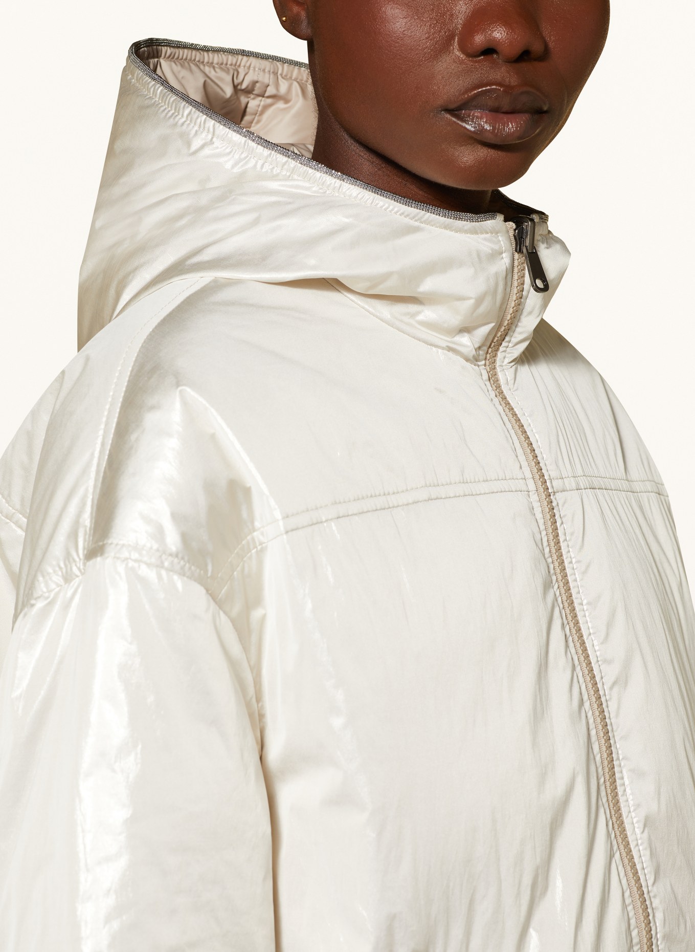アウターその他 BRUNELLO CUCINELLI Laminated reversible down jacket Brunello Cucinelli Laminated Reversible Down Jacket | THE LIST