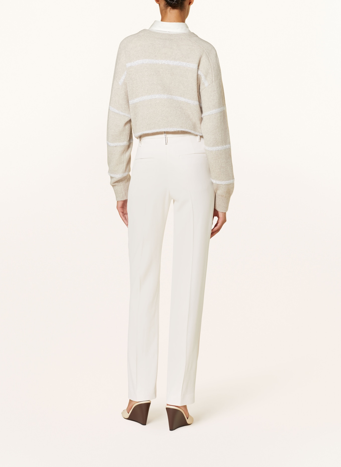 BRUNELLO CUCINELLI Hose: ECRU