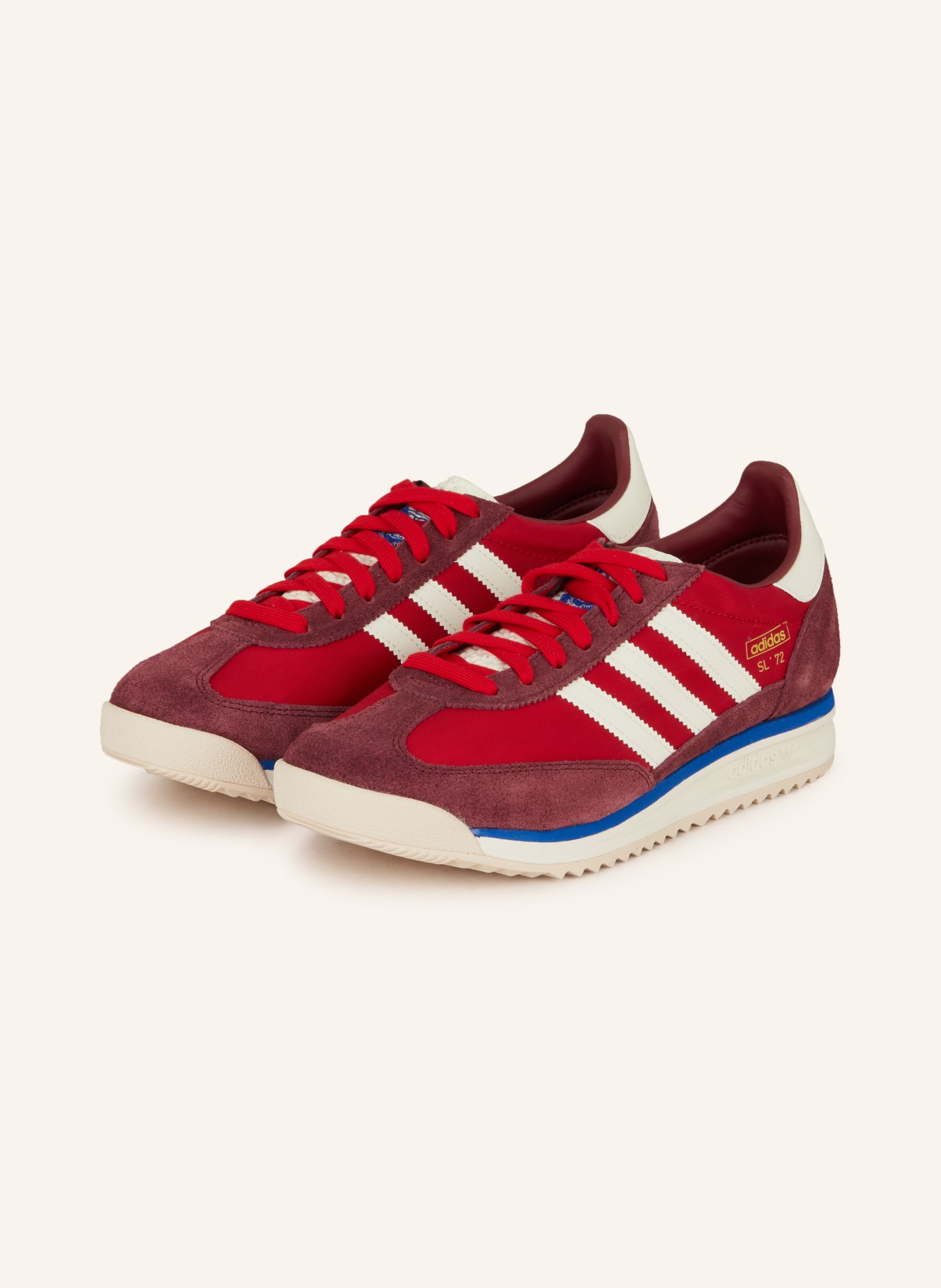 adidas Originals Sneaker SL 72 RS, Farbe: ROT/ DUNKELROT/ WEISS (Bild 1)