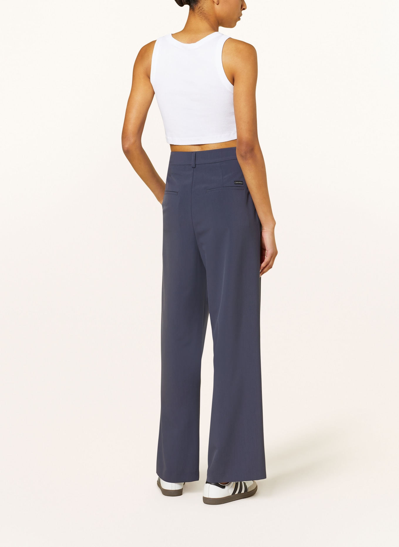 Високі кросівки calvin klein оригінал Trousers: BLUE GRAY