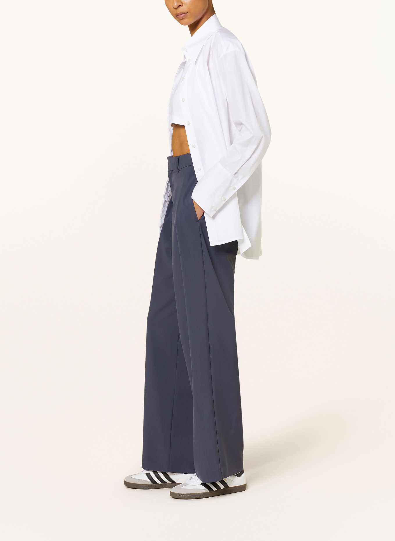 Високі кросівки calvin klein оригінал Trousers: BLUE GRAY