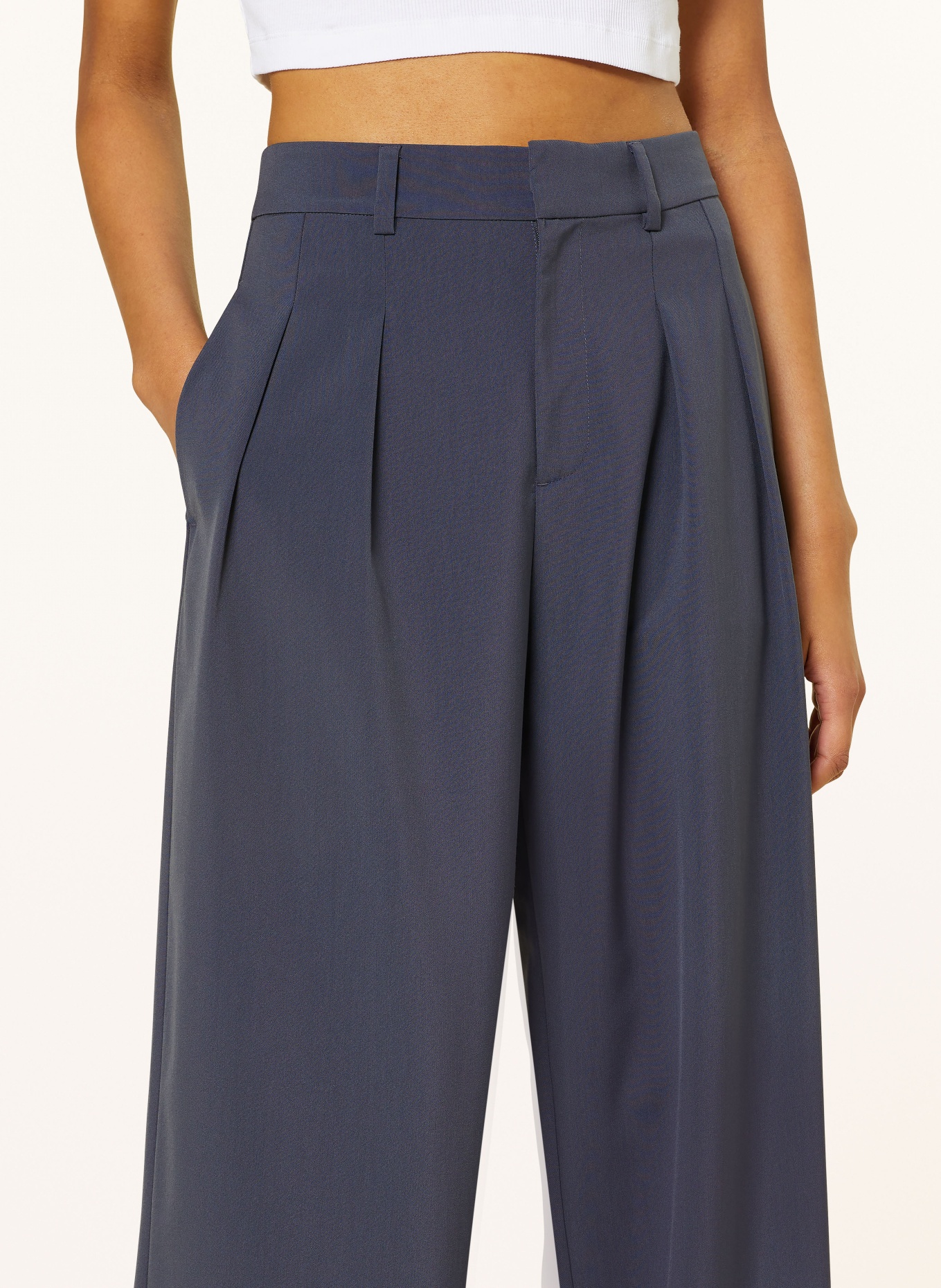 Високі кросівки calvin klein оригінал Trousers: BLUE GRAY