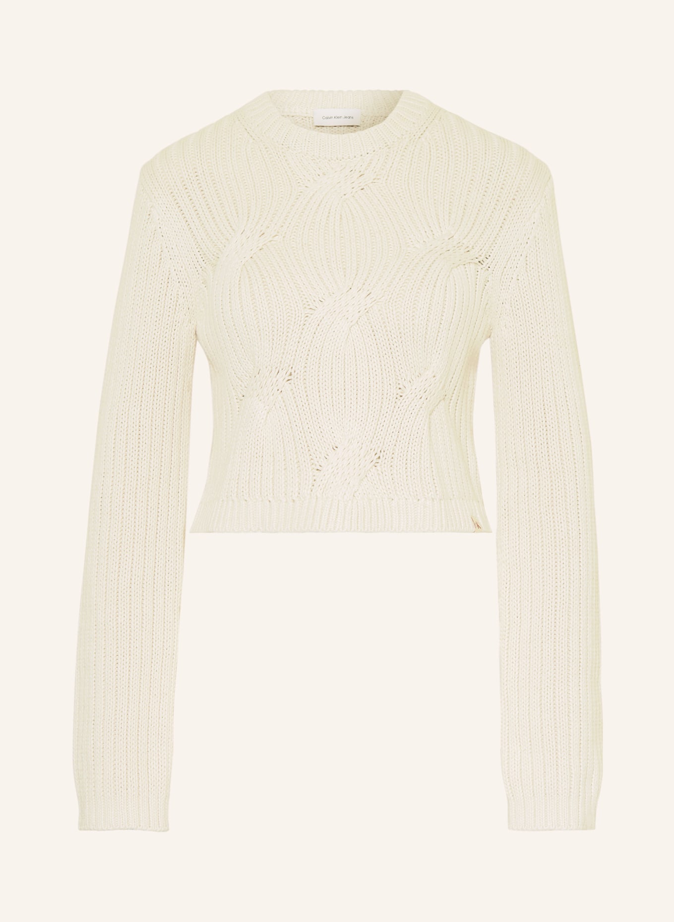 White ck jumper outlet