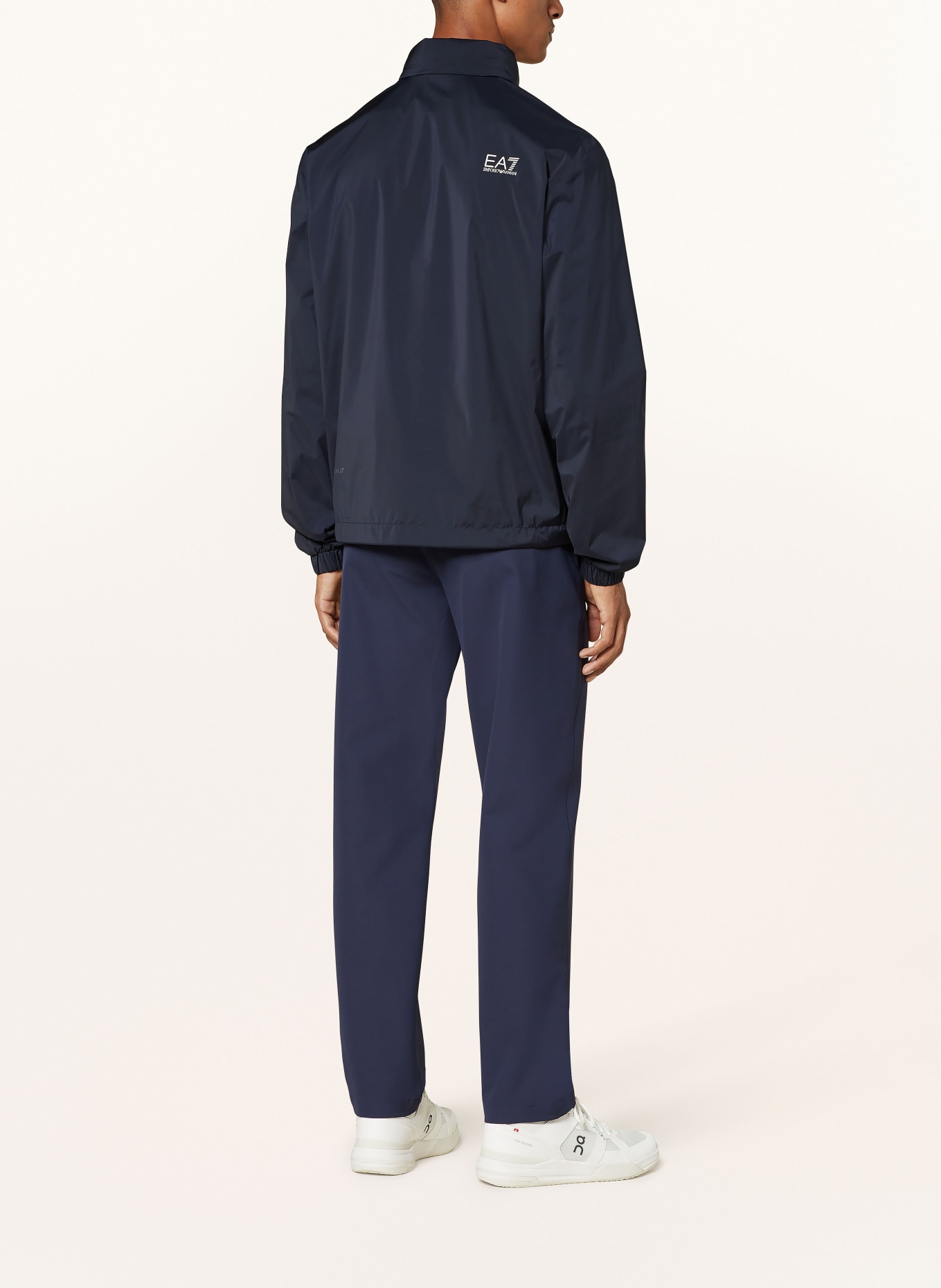 EA7 EMPORIO Hood armani Outdoor jacket, Color: DARK BLUE (Image 3)