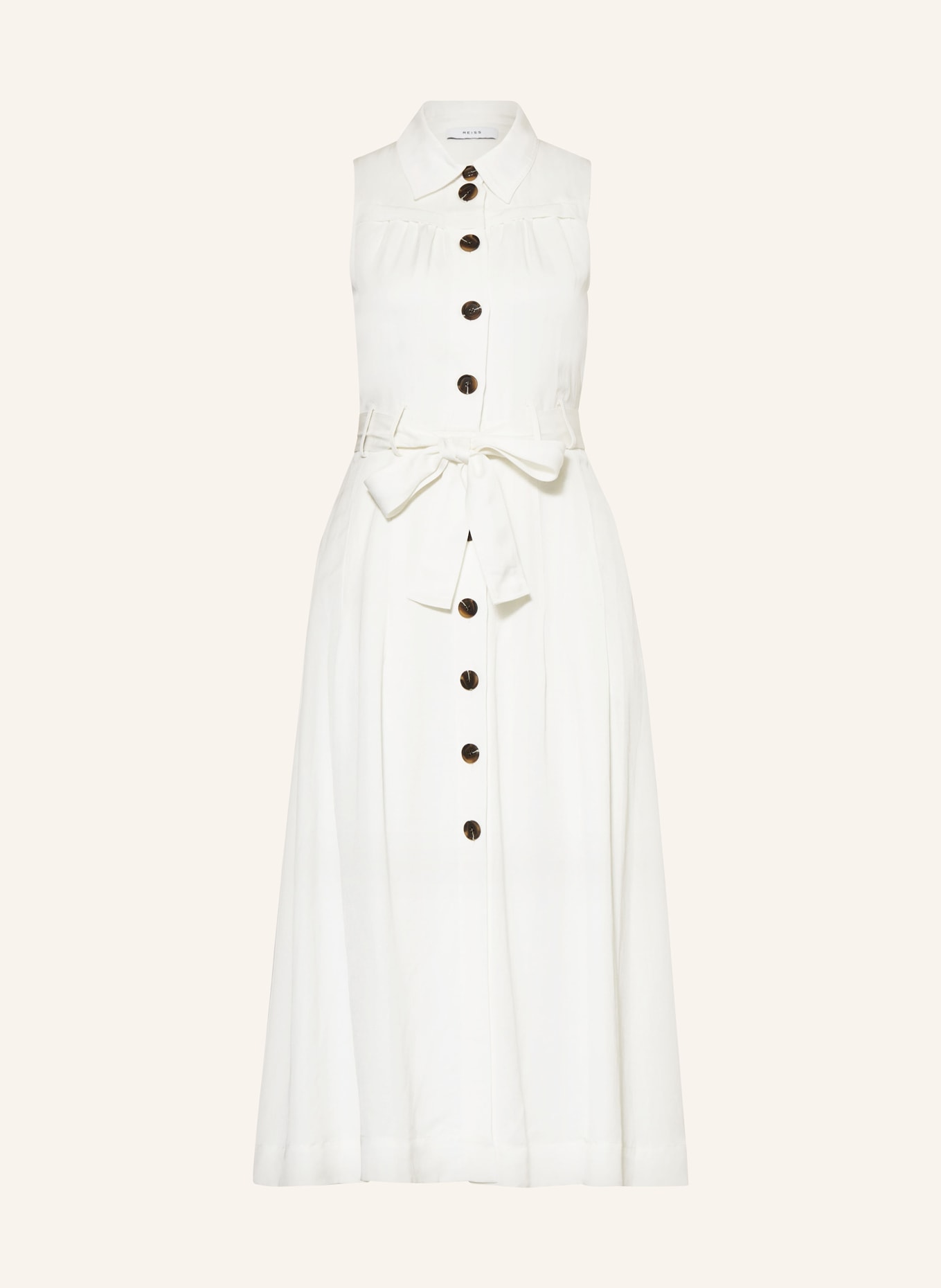 REISS Shirt dress HEIDI in cream