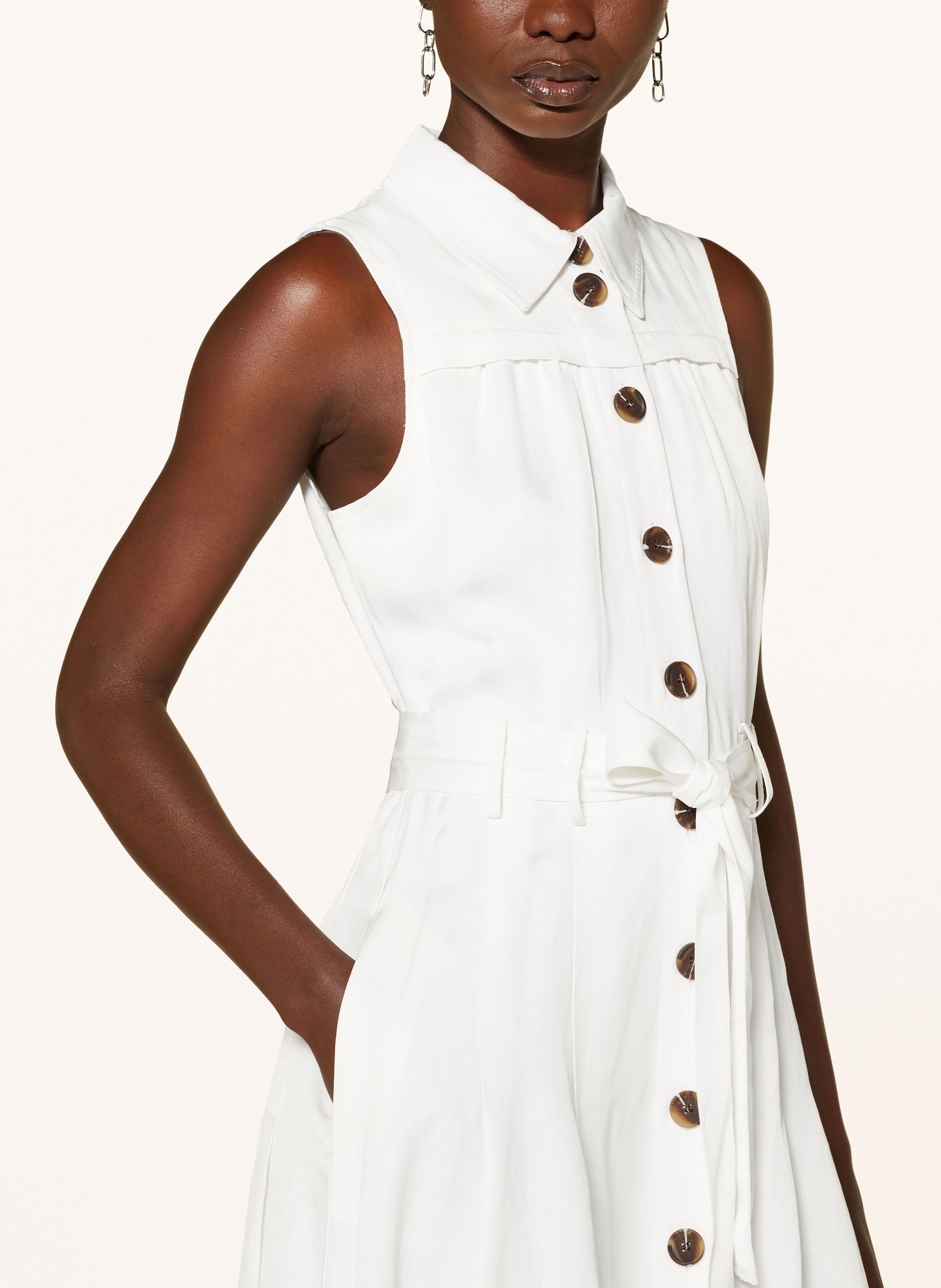 REISS Shirt dress HEIDI in cream
