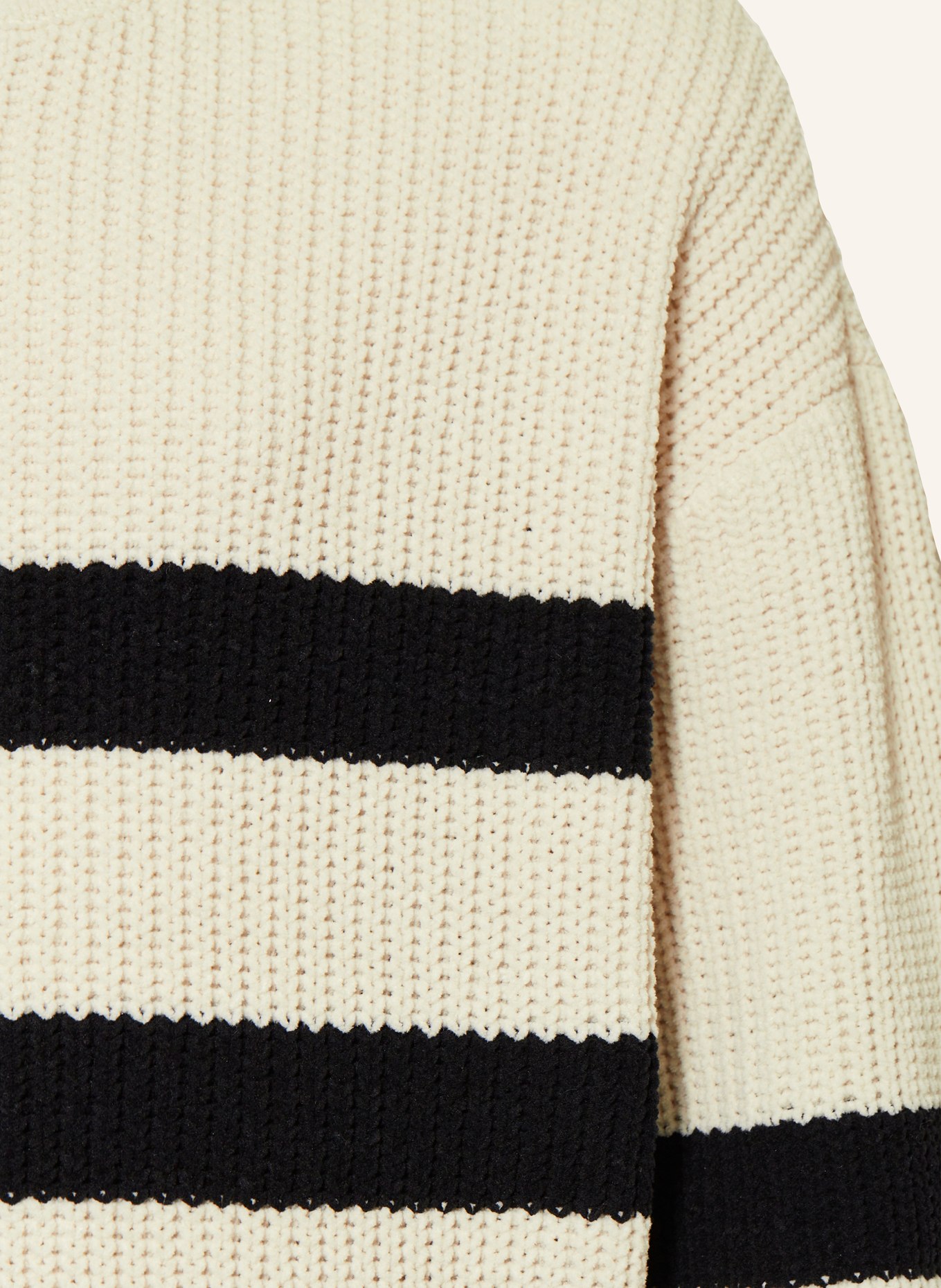 s.Oliver RED Pullover: ECRU/ SCHWARZ